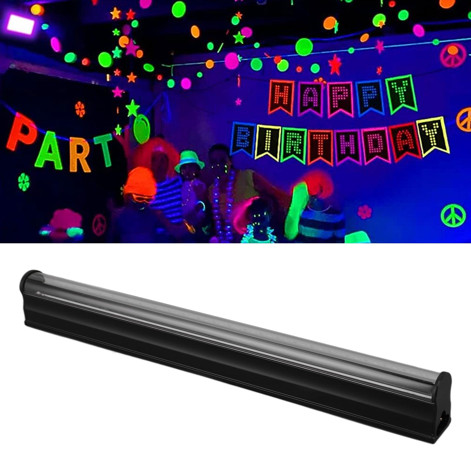 UV Black Light Tube 395nm 5W USB Powered 24LEDs Powerful Black Light Bar for view 11