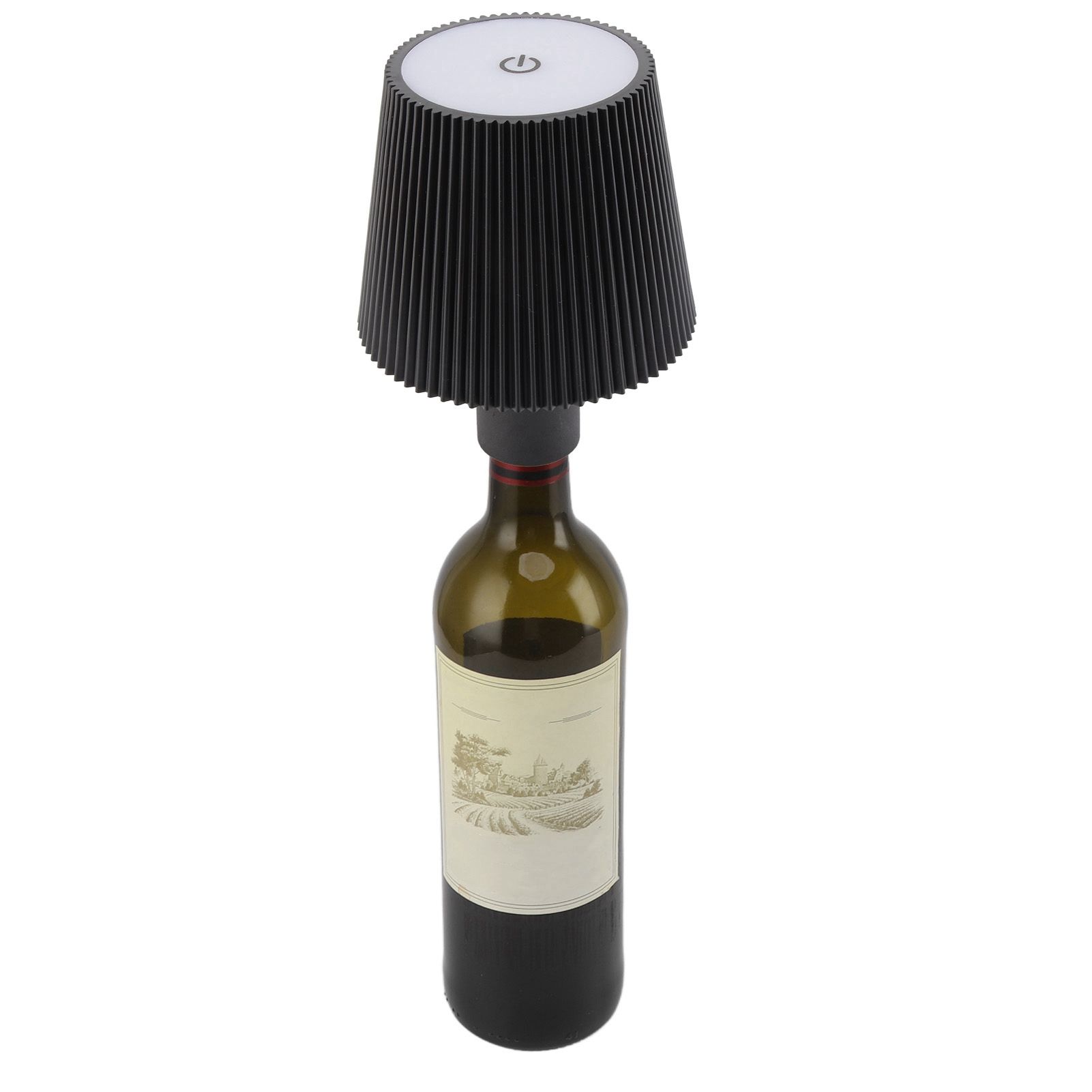 Wine Bottle LED Lamp Cordless Waterproof Table Lamp 2000mAh Rechargeable Night view 8