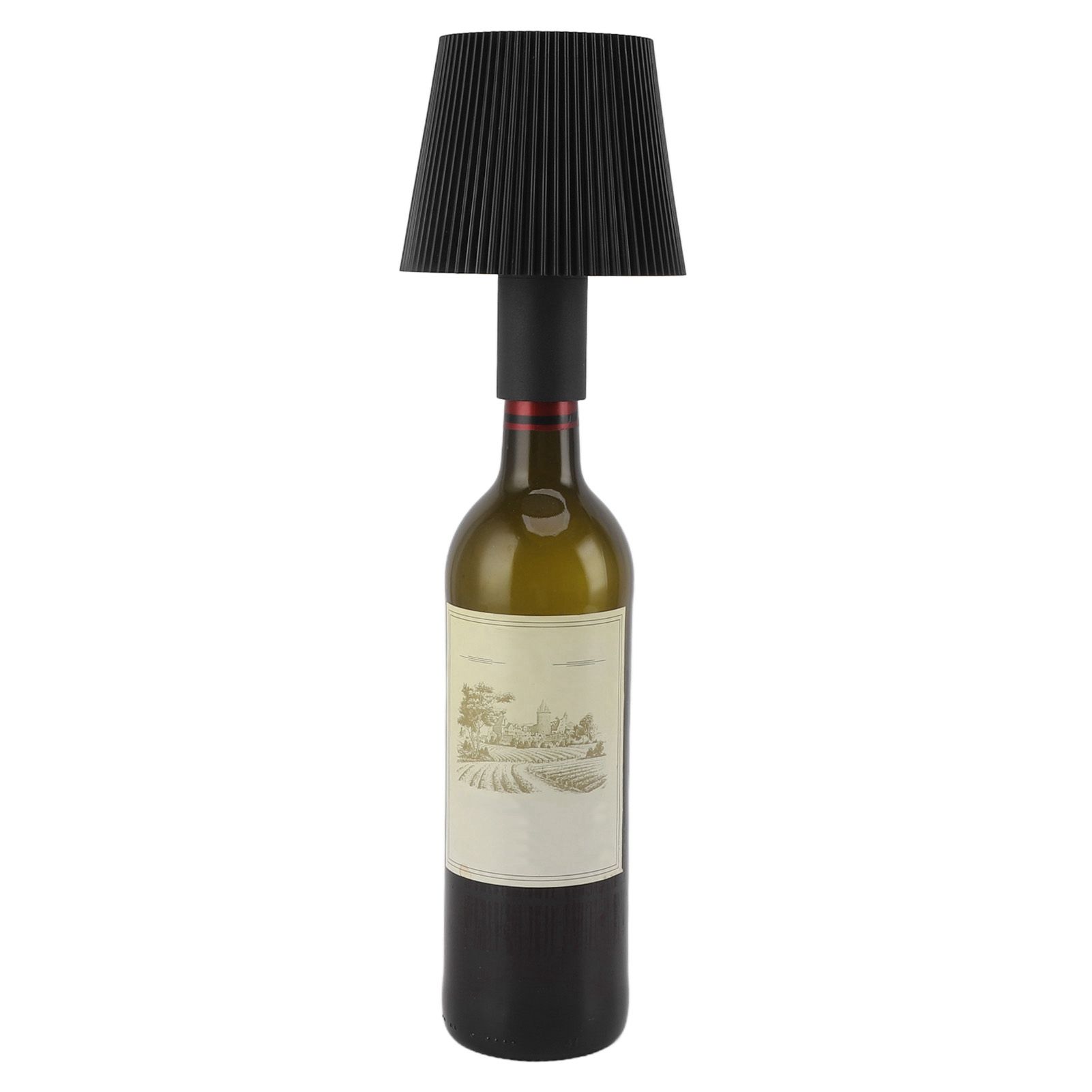 Wine Bottle LED Lamp Cordless Waterproof Table Lamp 2000mAh Rechargeable Night view 9