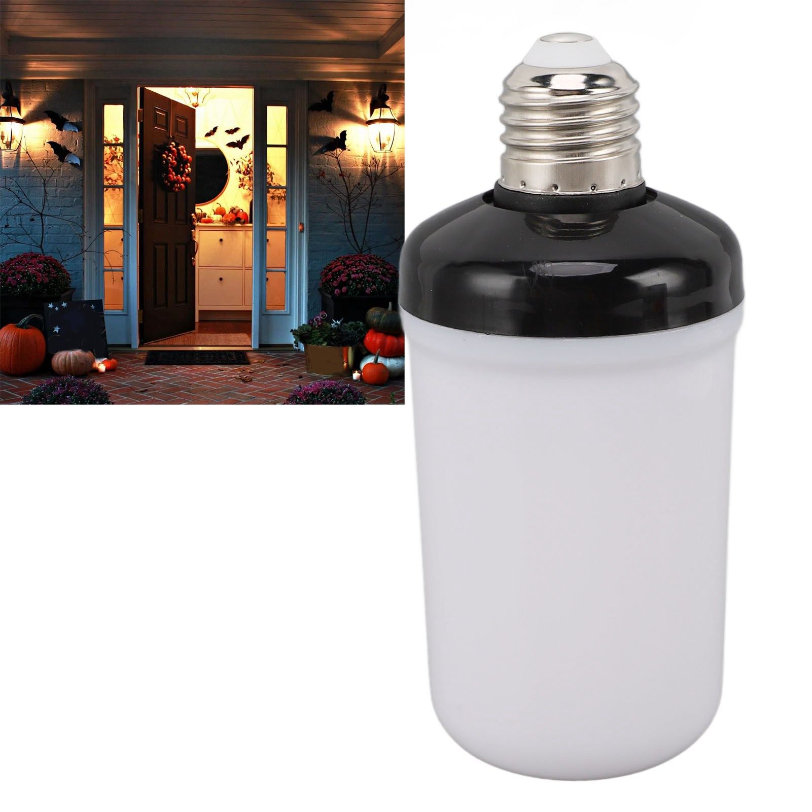 LED Flame Light Bulbs 4 Modes Flickering Light Bulbs E26 Fire Light Bulb for view 11