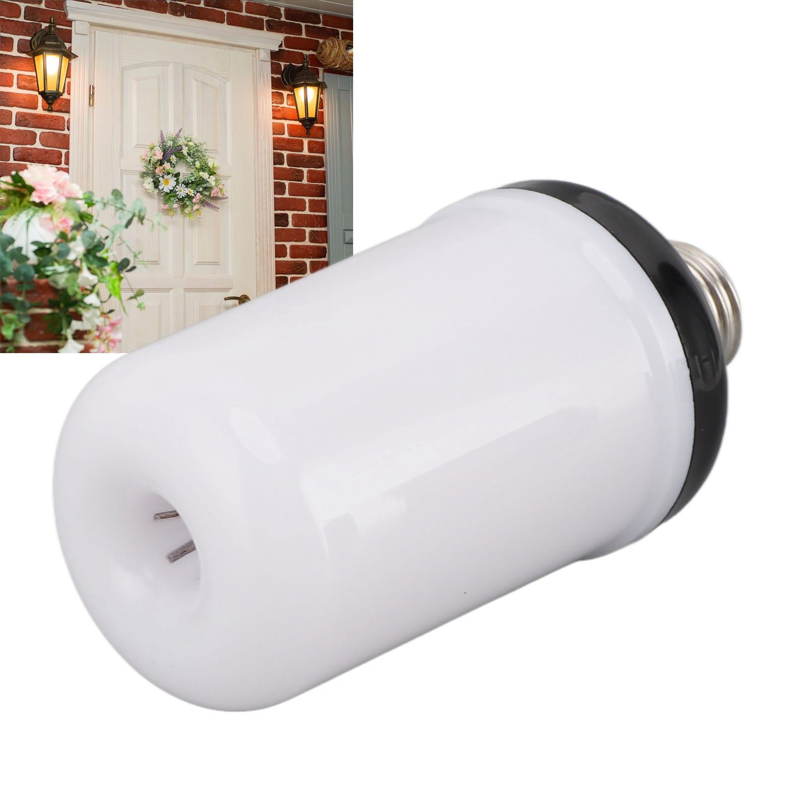 LED Flame Light Bulbs 4 Modes Flickering Light Bulbs E26 Fire Light Bulb for view 12