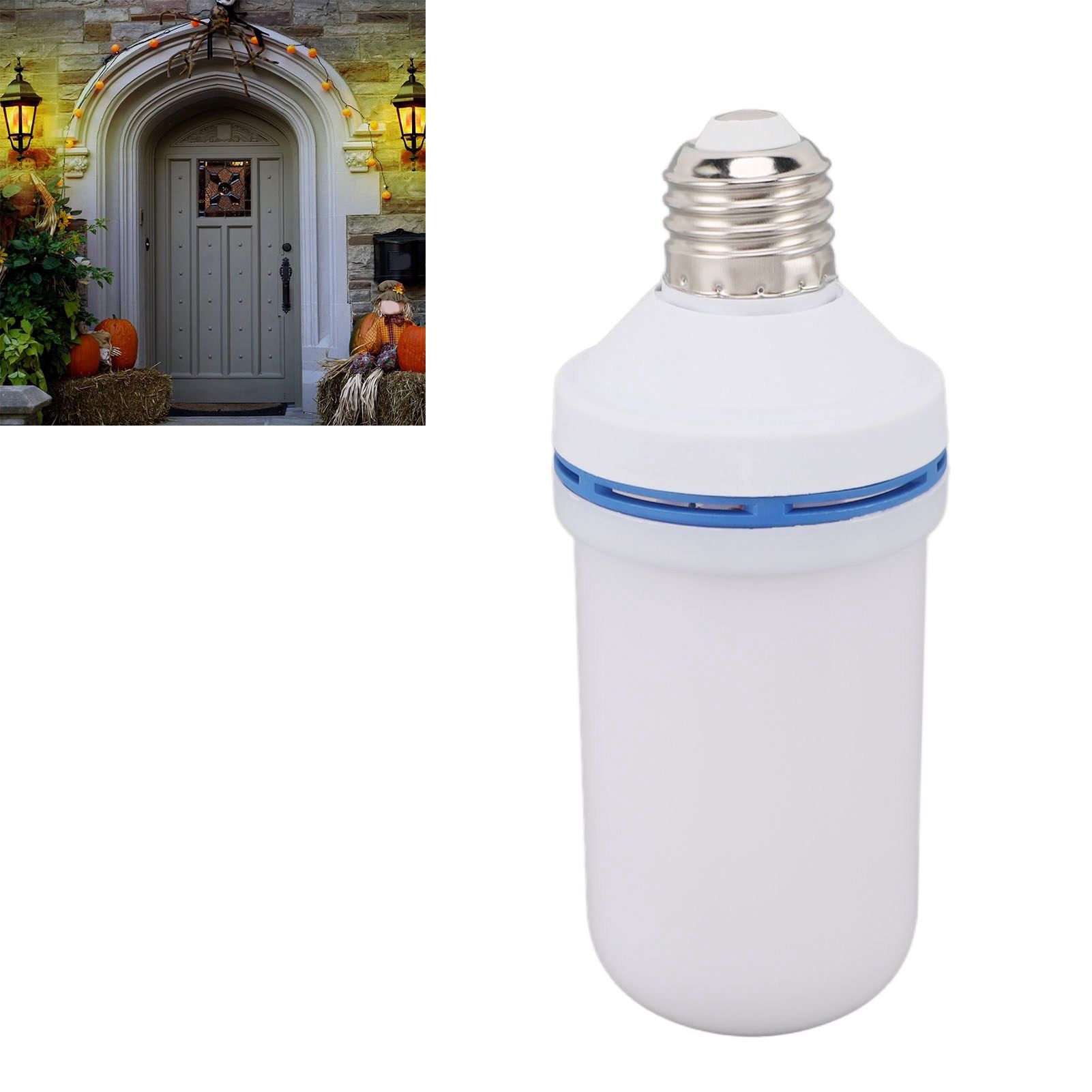 3W LED Flame Light Bulbs 4 Modes 85‑265V Gravity Sensor E26 Base Fire Light view 11