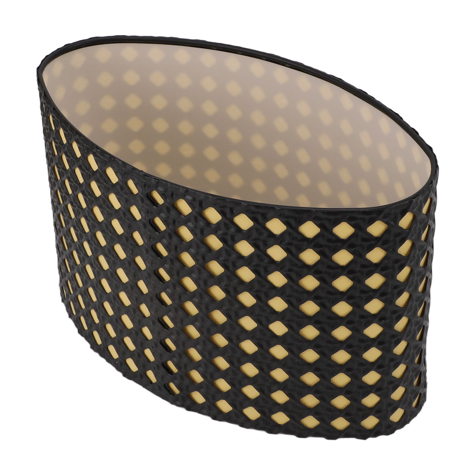 Lampshade Oval Shaped Hollow Metal Carved Compatible E27 E14 Caliber view 6