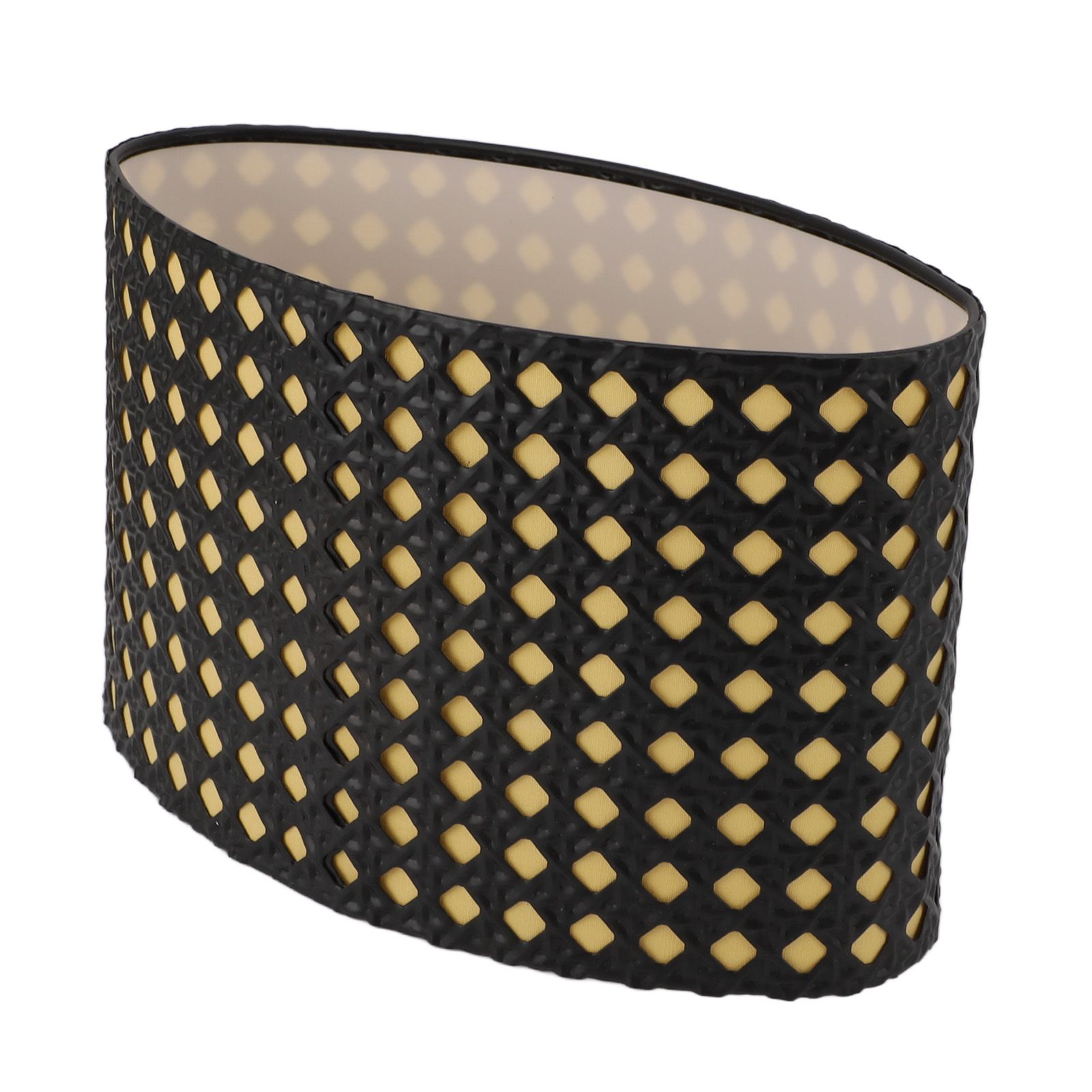 Lampshade Oval Shaped Hollow Metal Carved Compatible E27 E14 Caliber view 7