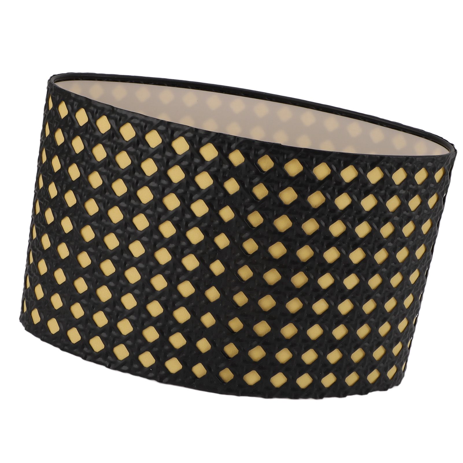 Lampshade Oval Shaped Hollow Metal Carved Compatible E27 E14 Caliber view 8