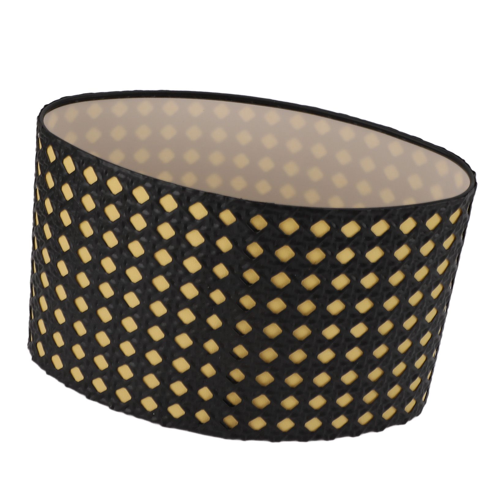 Lampshade Oval Shaped Hollow Metal Carved Compatible E27 E14 Caliber view 10