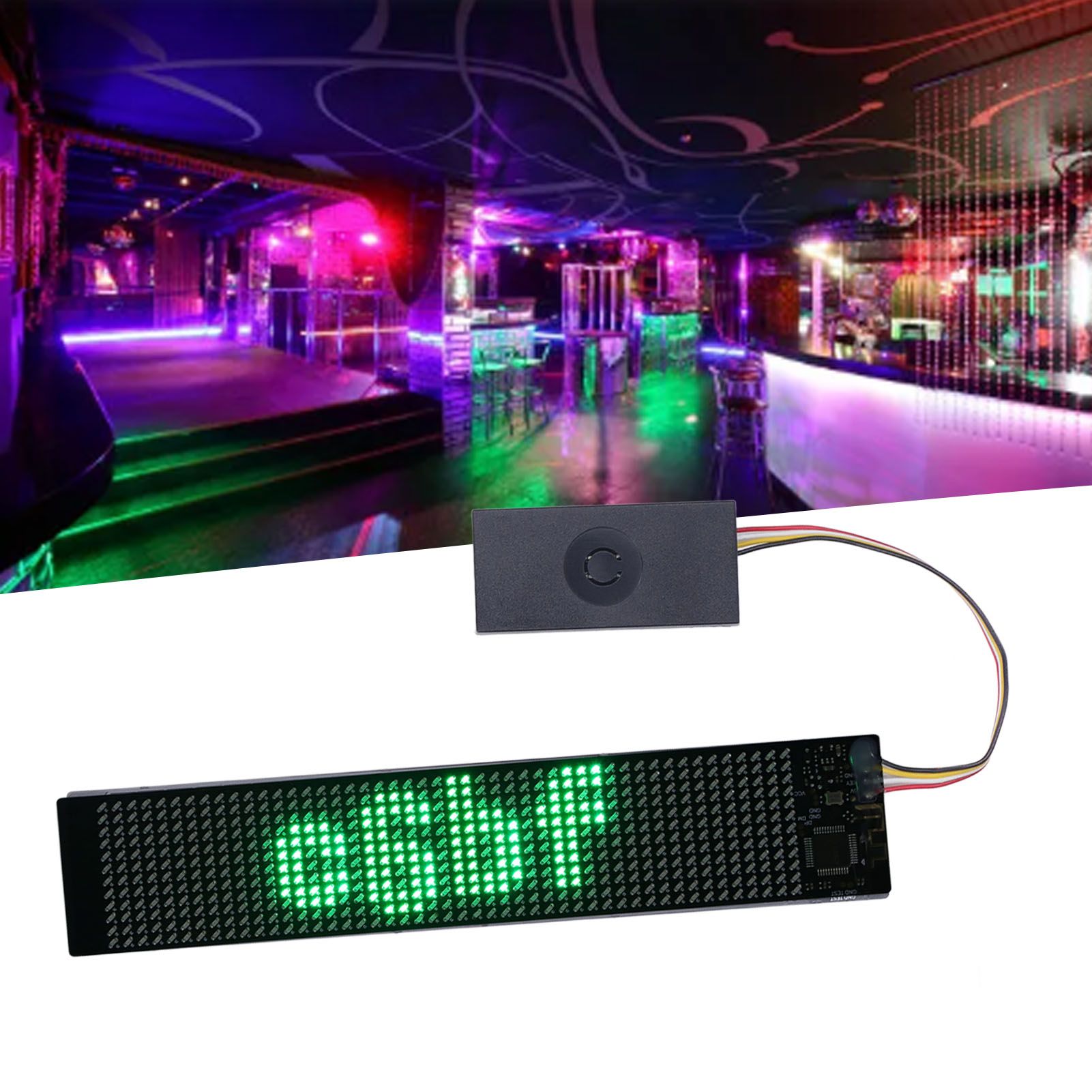 LED Matrix Panel Green Programmable Flexible Scrolling LED Sign for Store Car view 12
