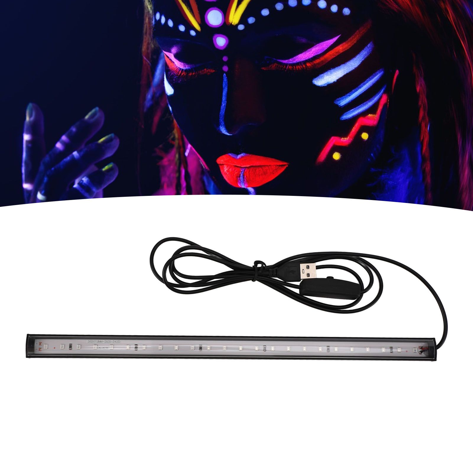 LED Black Light Bar USB Multifunctional Black Light Strip Tube UV Blacklight view 11
