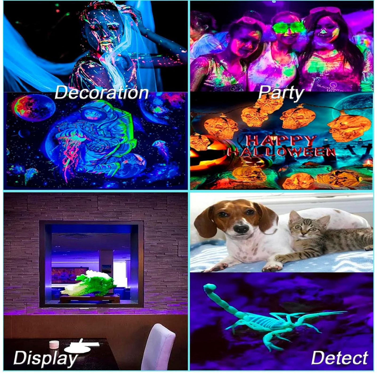 LED Black Light Bar USB Multifunctional Black Light Strip Tube UV Blacklight view 13