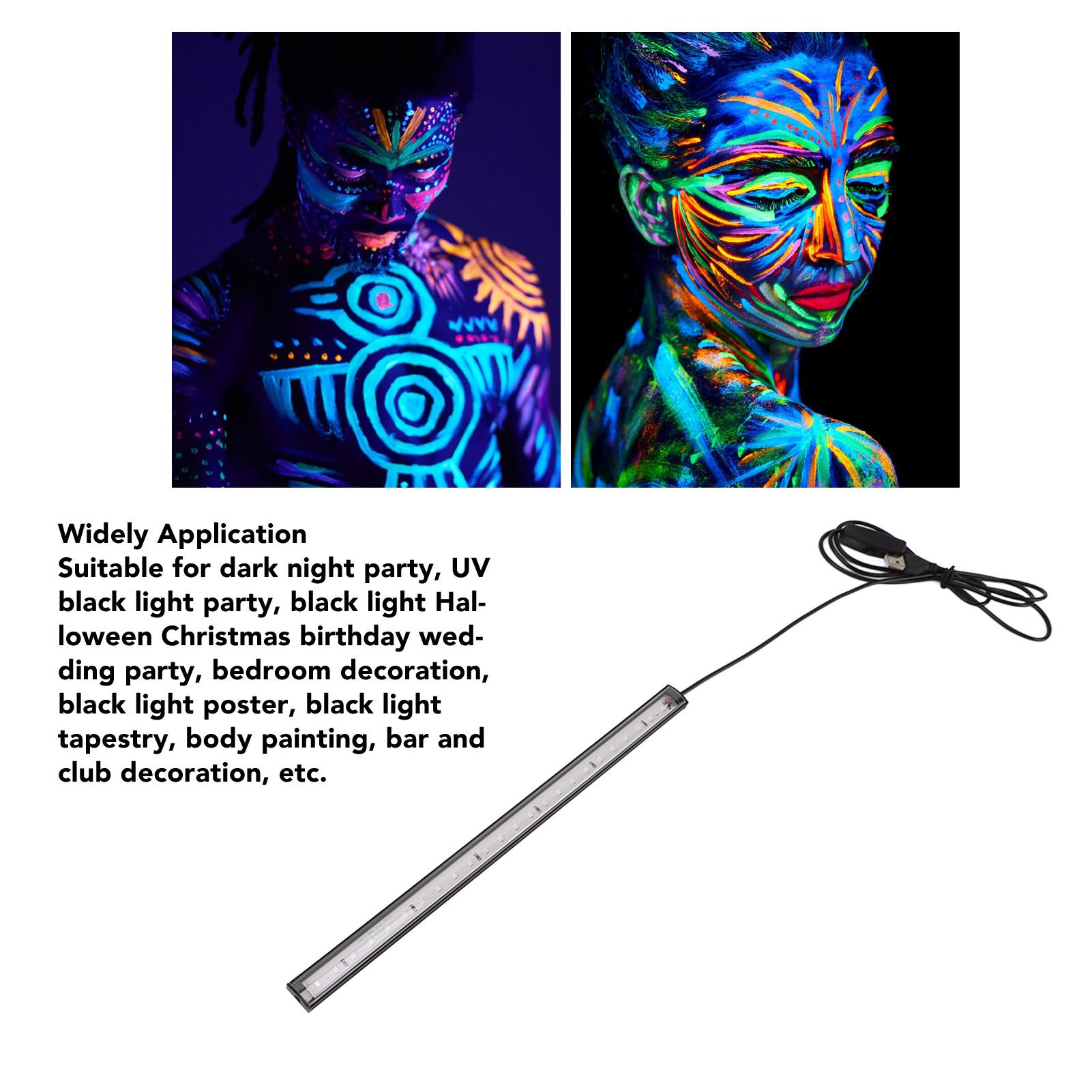 LED Black Light Bar USB Multifunctional Black Light Strip Tube UV Blacklight view 15