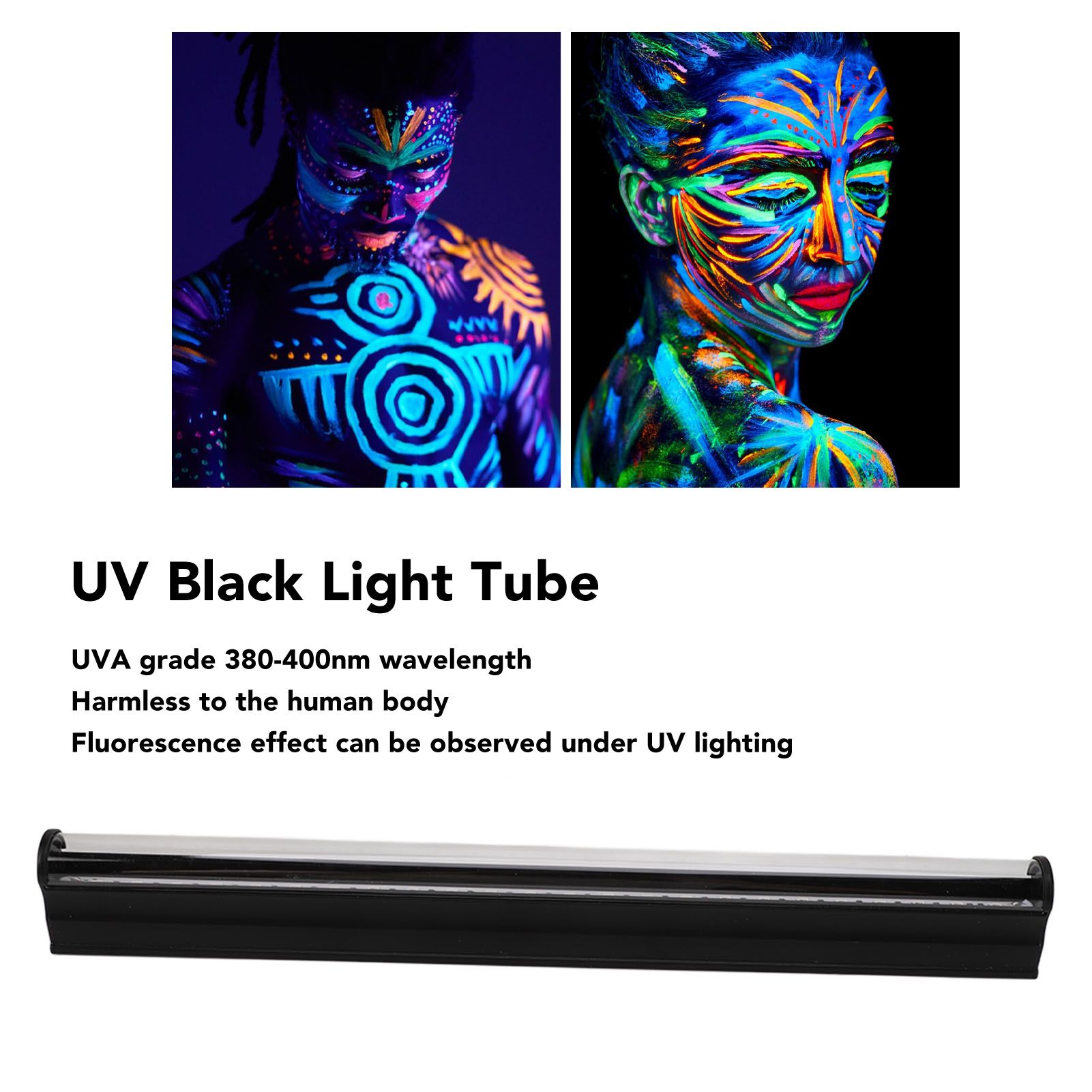 LED UV Black Light Tube UVA 380 To 400nm 29cm Length 5V USB Powered LED view 15