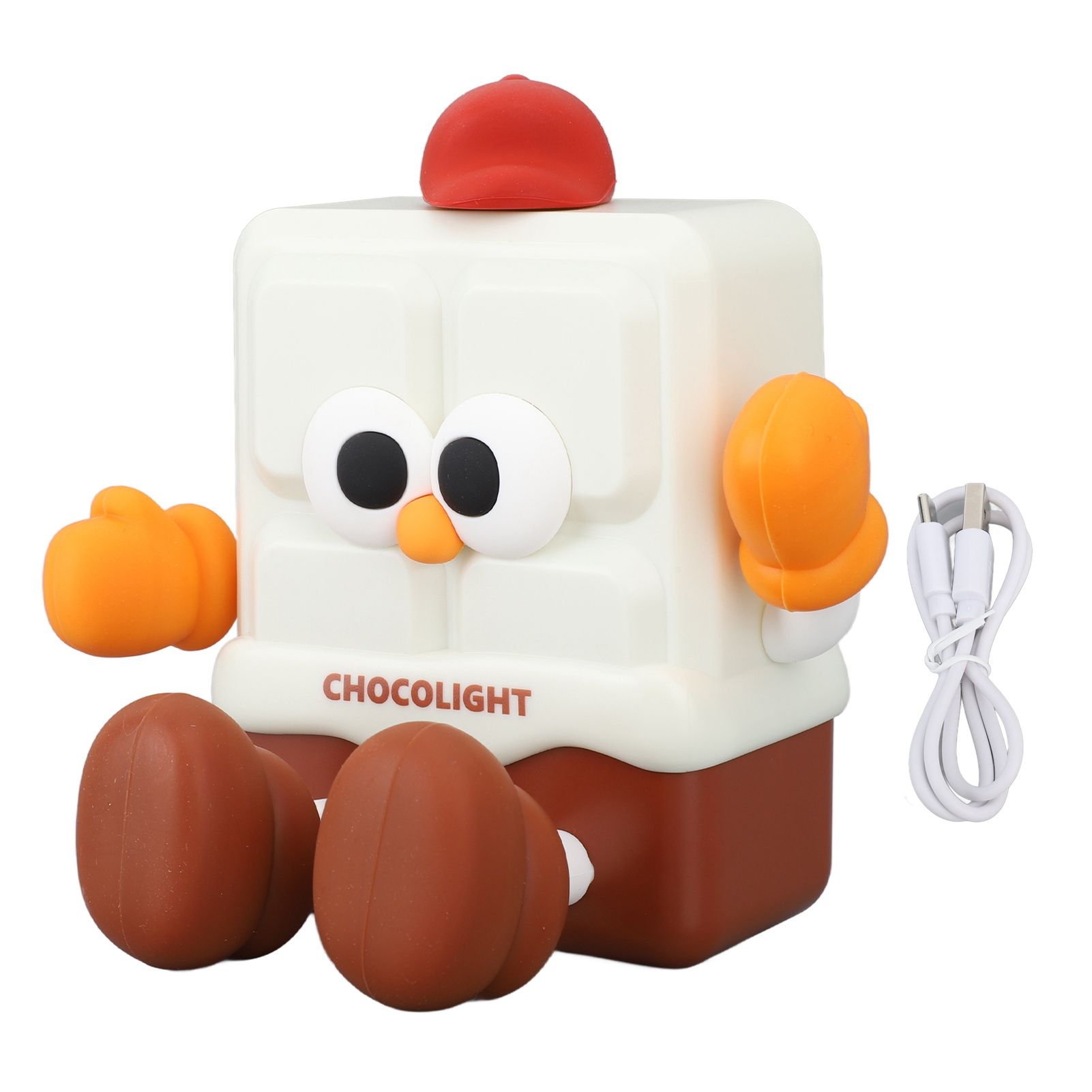 Chocolate Night Light for Kids 30min Timing Baby Silicone LED Night Lamp