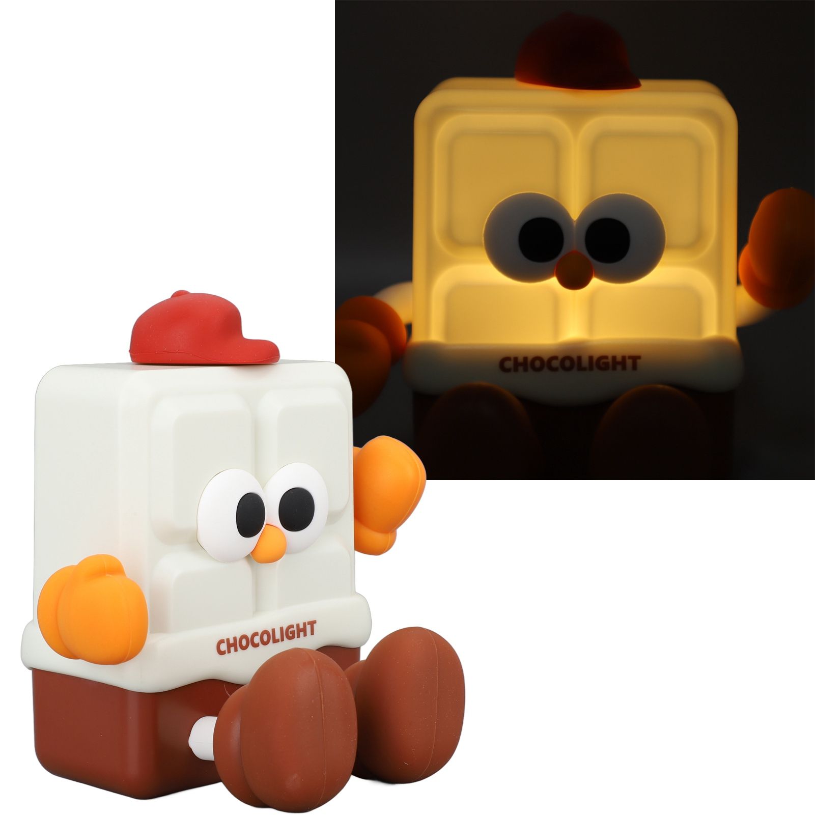 Chocolate Night Light for Kids 30min Timing Baby Silicone LED Night Lamp view 10