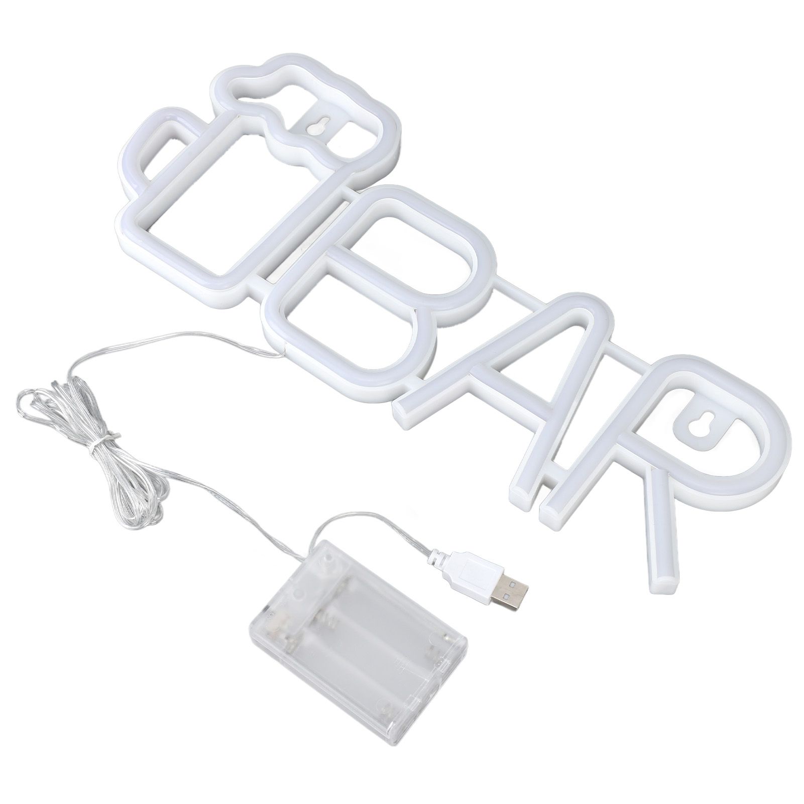 LED Neon Sign BAR Shape Design USB Or Battery Powered High Safety Widely Used view 9