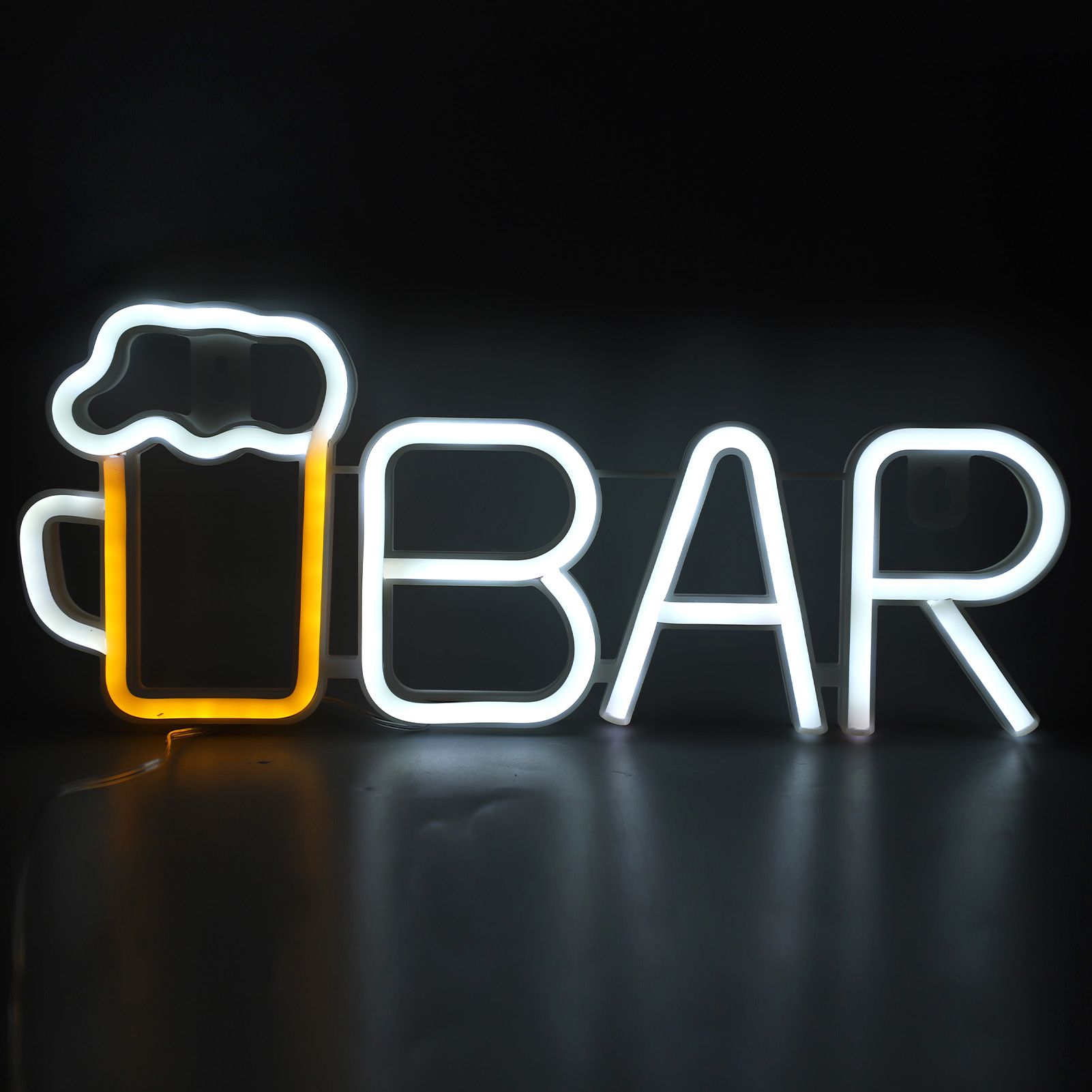 LED Neon Sign BAR Shape Design USB Or Battery Powered High Safety Widely Used view 11