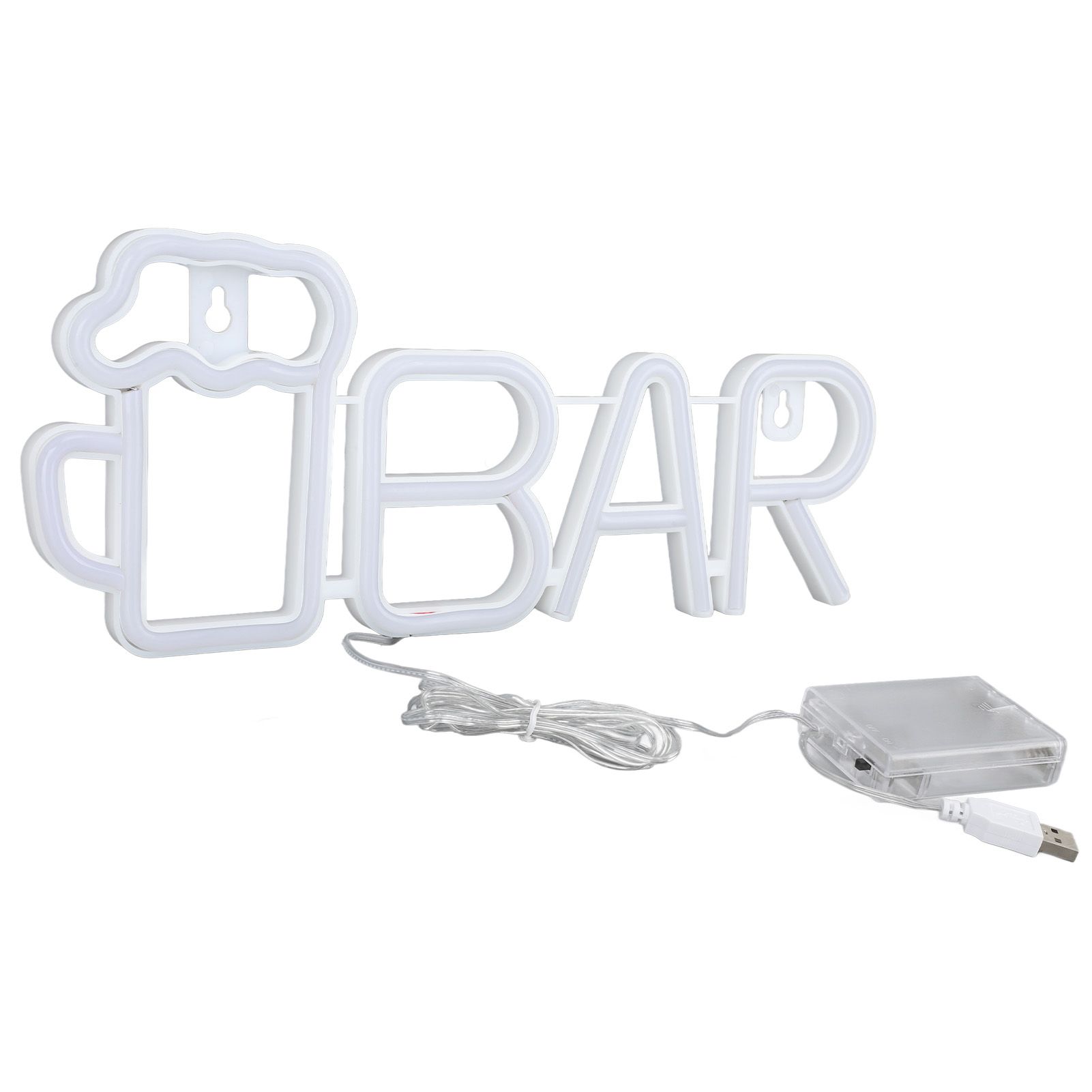 LED Neon Sign BAR Shape Design USB Or Battery Powered High Safety Widely Used view 6