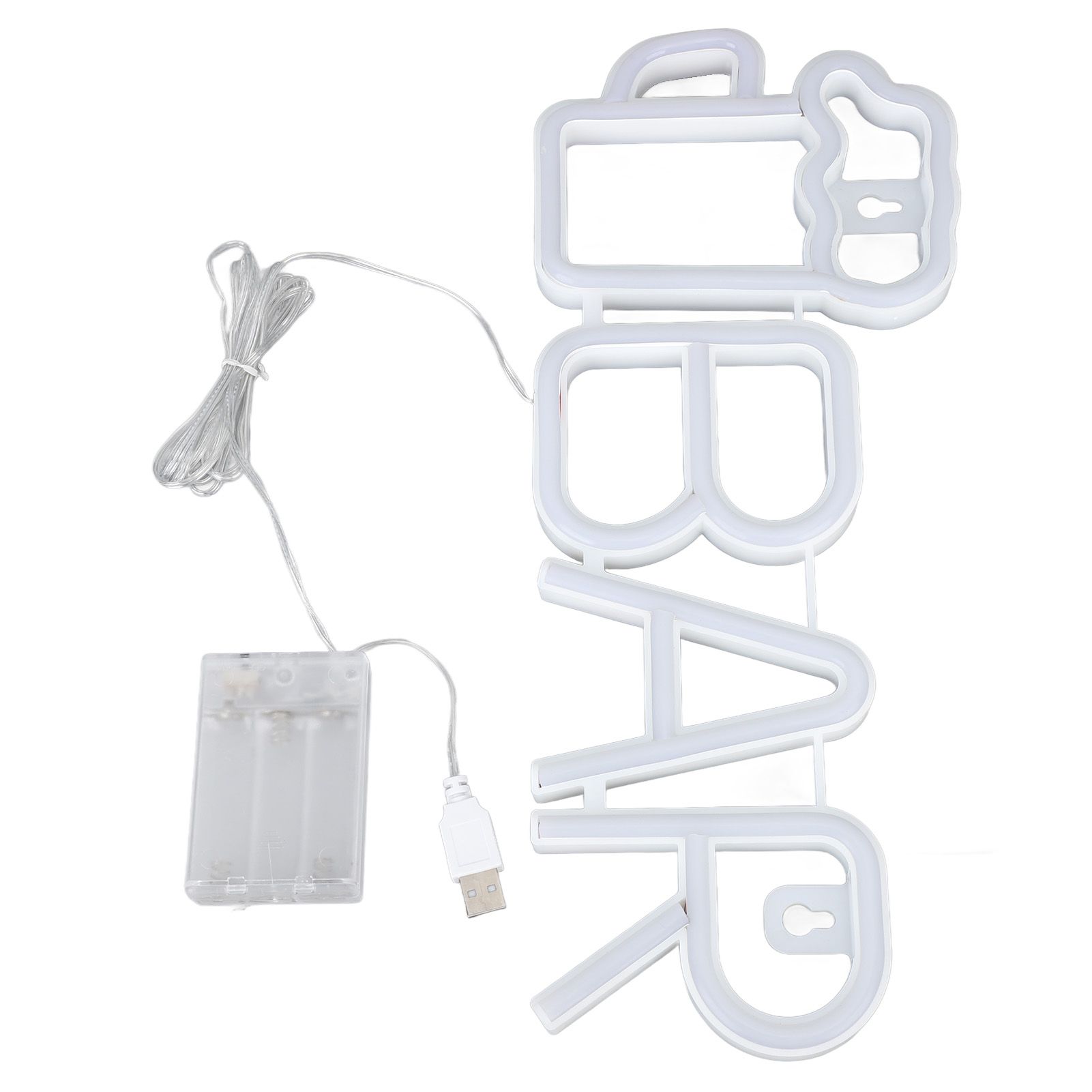 LED Neon Sign BAR Shape Design USB Or Battery Powered High Safety Widely Used view 7