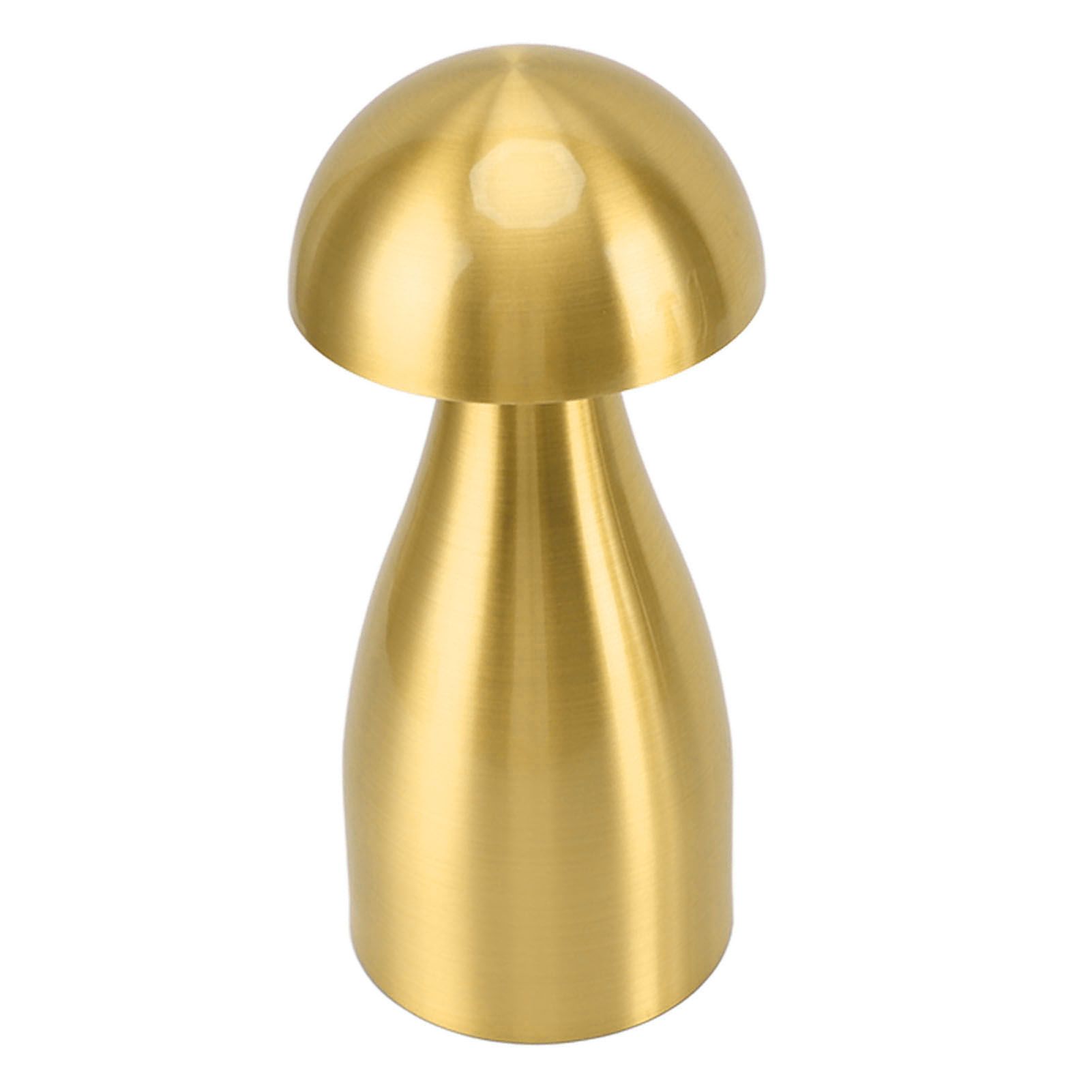 Metal Mushroom Table Lamp Dimmable Mushroom Decor Night Light Cordless view 5