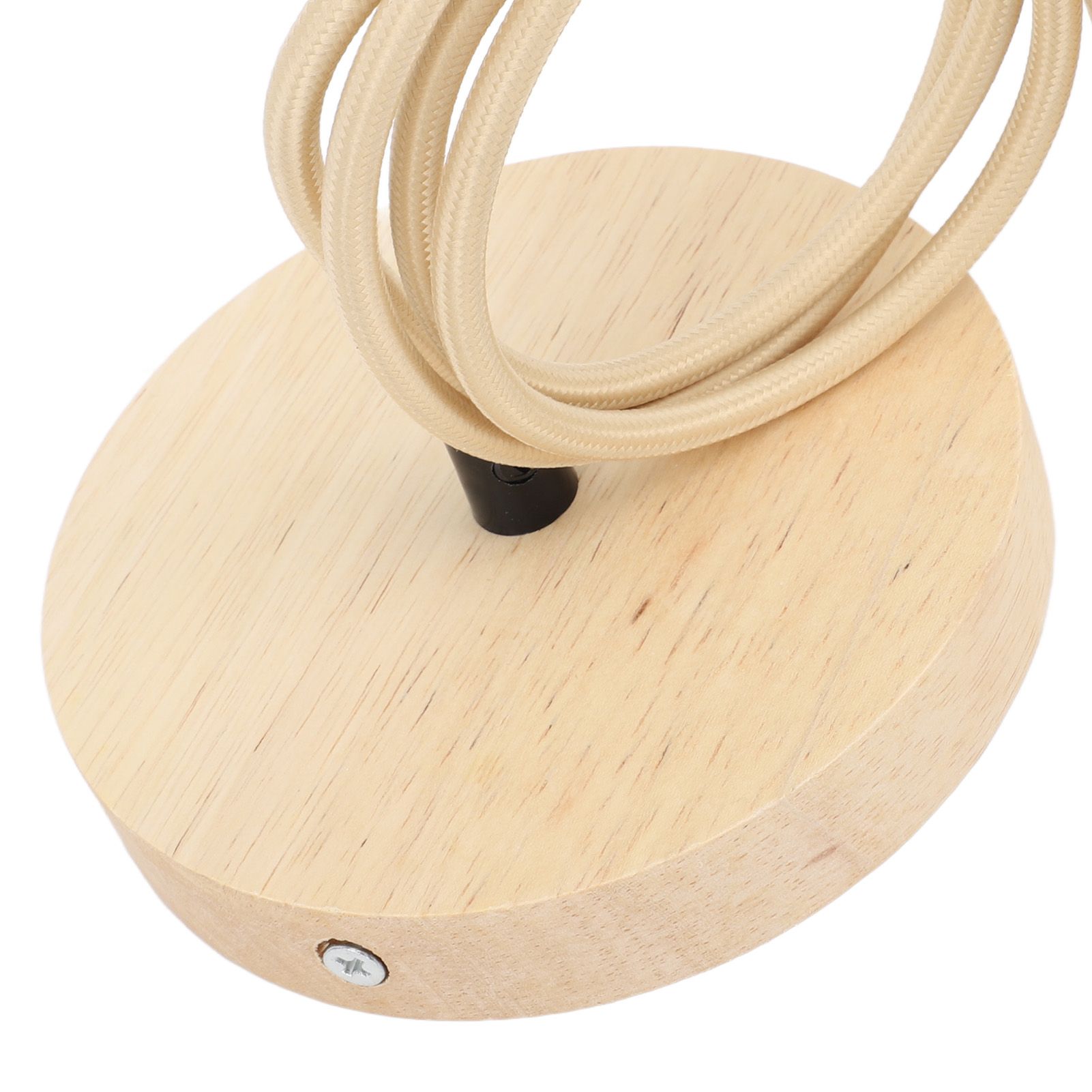 E27 Wooden Pendant Light Bulb Holder Vintage Lighting Accessory Wooden Ceiling view 15