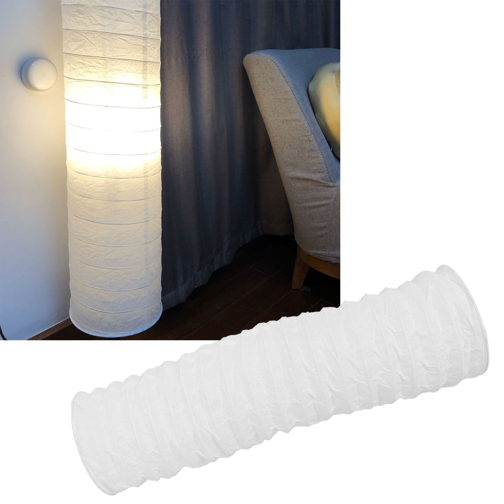 Rice Paper Floor Lamp Shade 94cm 37 Inch Rice Paper Lamp Protector Cover for view 11