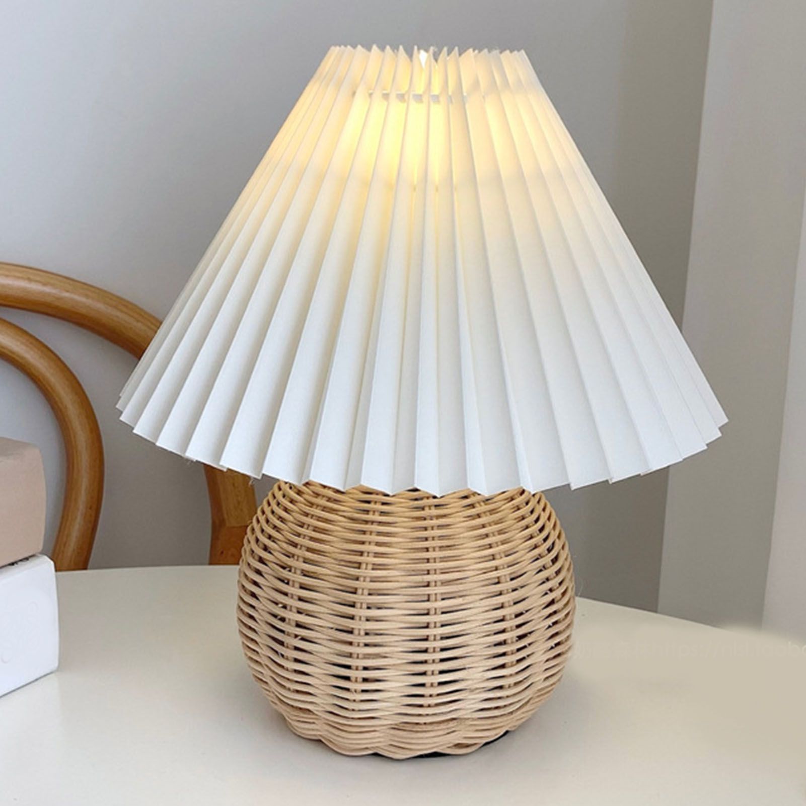 Small Table Lamp Bedside Nightstand Mini Lamp for Bedroom Living Room Side view 15