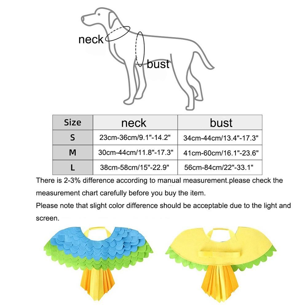 Pets Domestic Costume Pet Dog Cats Bird Shape Costumes Pet Bird Wing Felt view 2