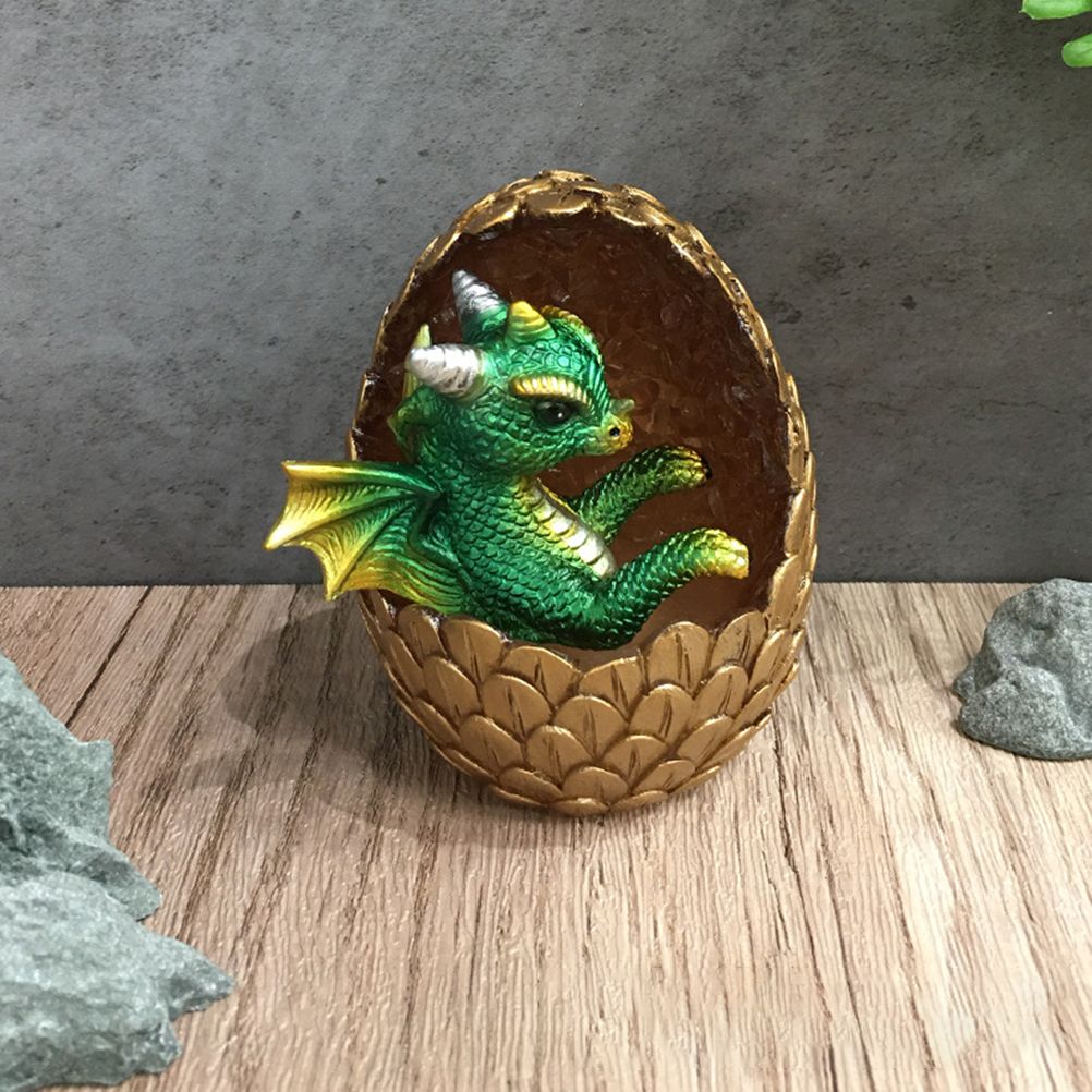 Simulations Crystal Dragon Egg Ornaments Desktop Decorations Shiny Resin view 13