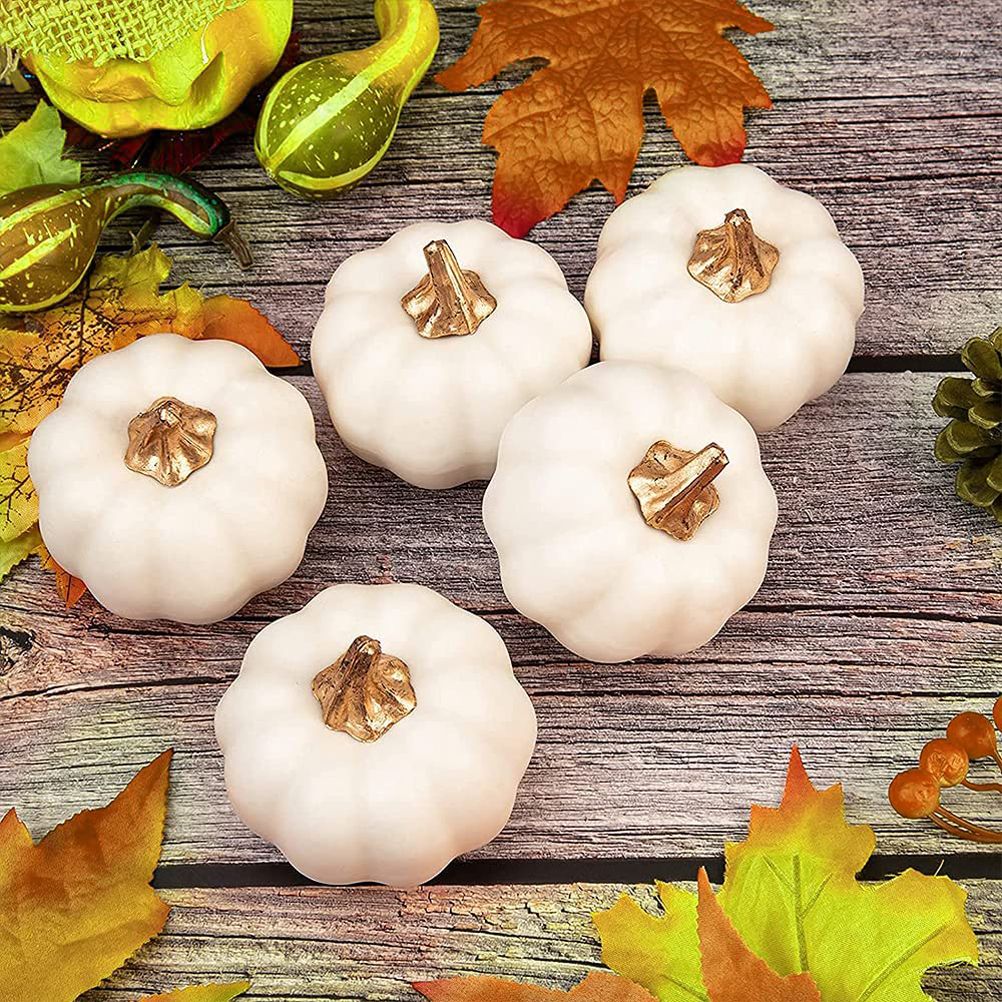 12 Pack Christmas Artificial Pumpkin Sets Made of Foam Simulation Pumpkin view 5