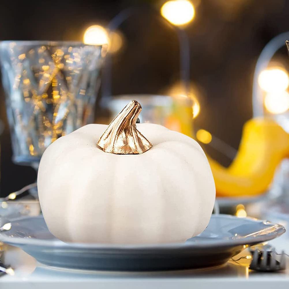 12 Pack Christmas Artificial Pumpkin Sets Made of Foam Simulation Pumpkin view 6