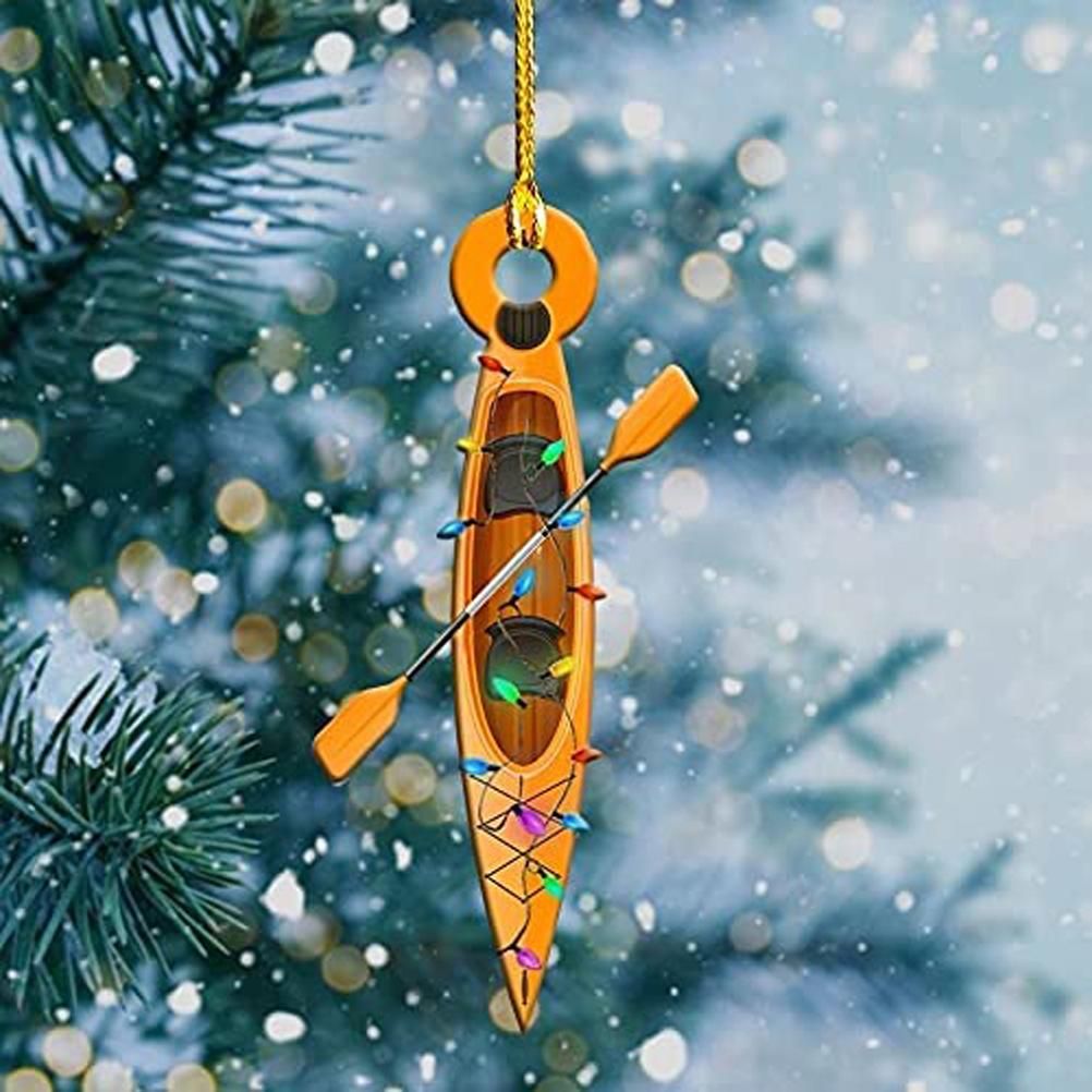 Christmas Tree Pendant Hanging Decoration Gift Personalized Fire Truck Vehicle view 3