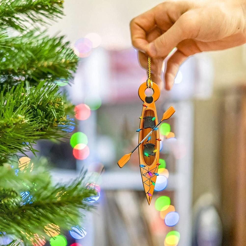 Christmas Tree Pendant Hanging Decoration Gift Personalized Fire Truck Vehicle view 4