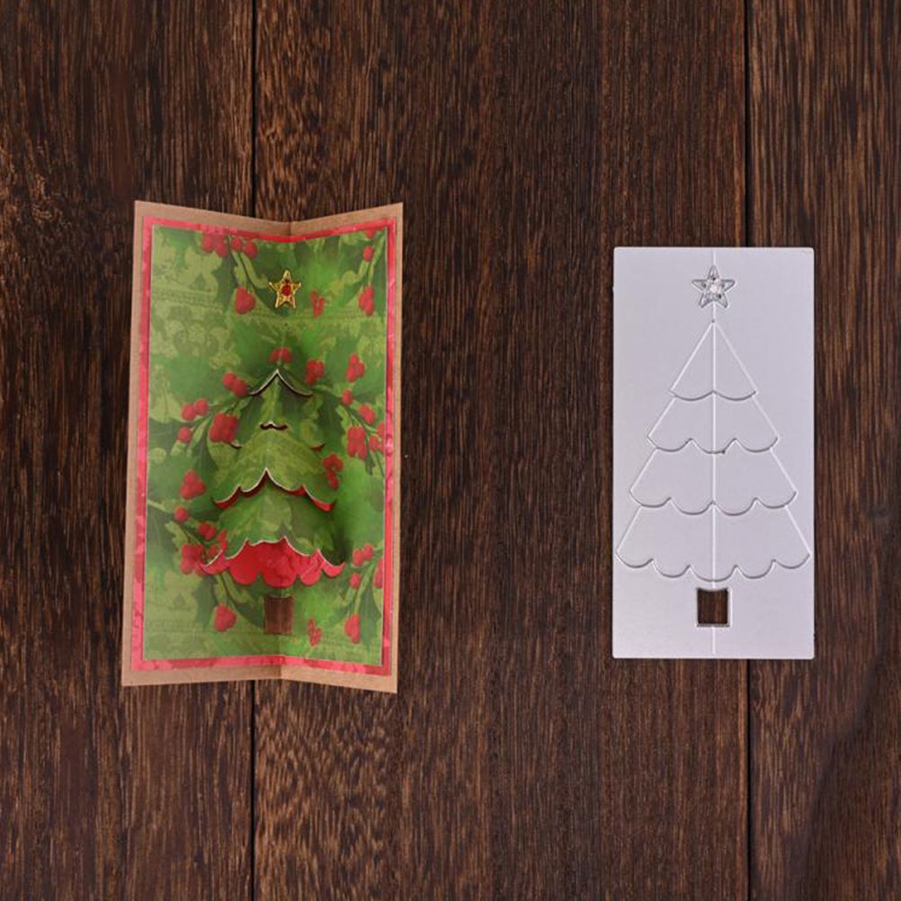 Christmas Tree Metal Cutting Dies Stencil Carbon Steel DIY Scrapbooking Album view 4