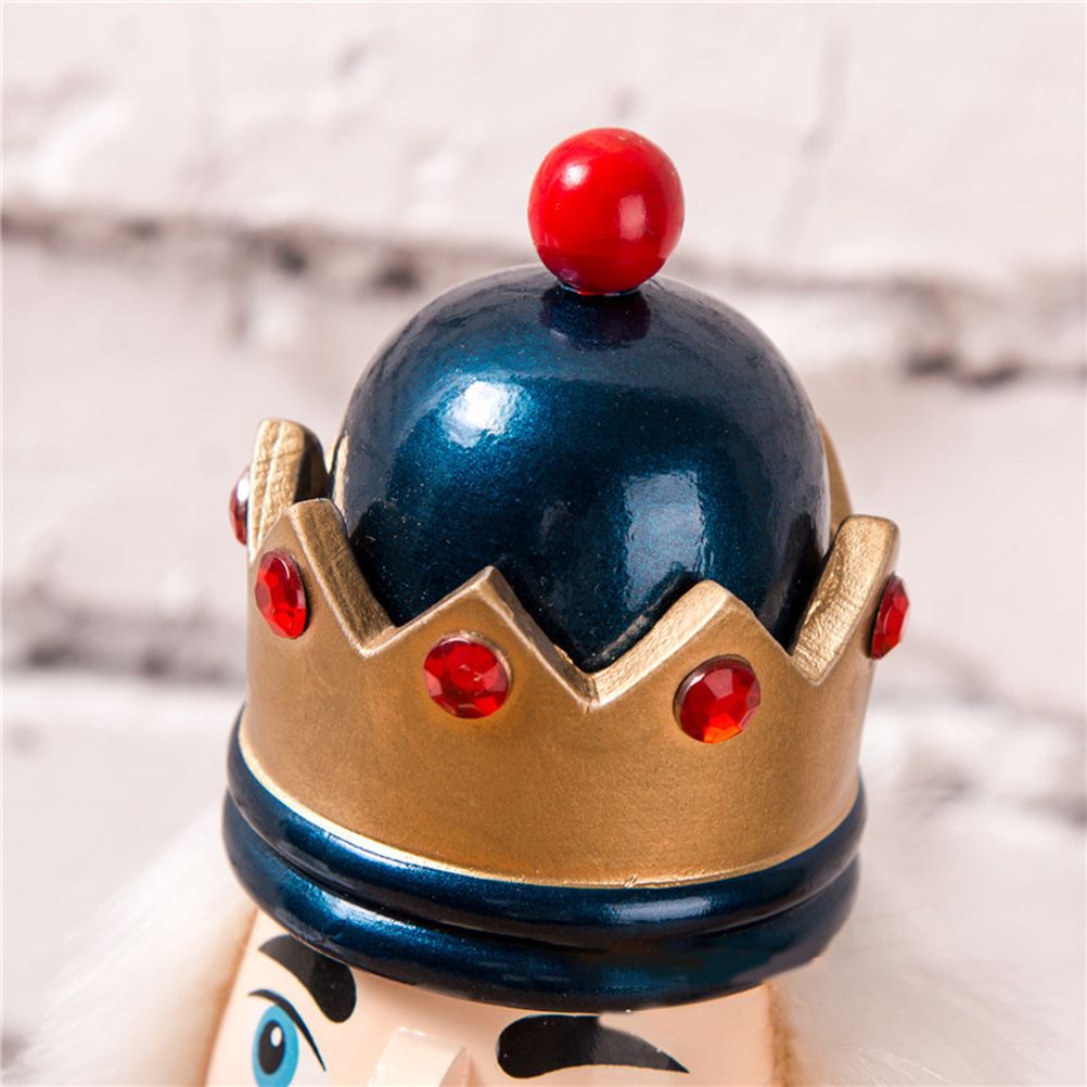 Nutcracker Soldier Ornaments 38cm Nutcracker Figure Wooden Ornaments for Home view 3