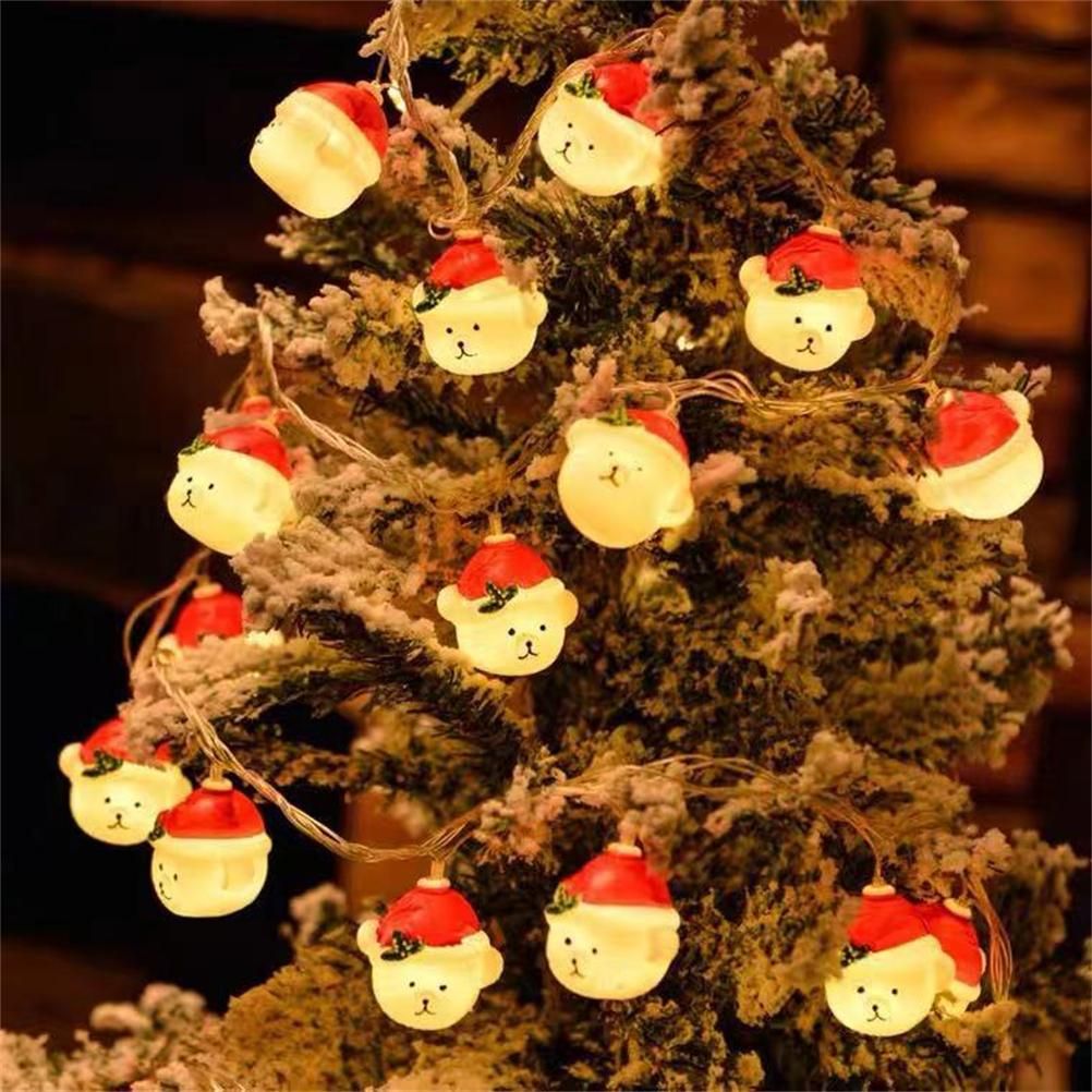LED Christmas Light Christmas Snow Bear String Lights Home Decoration Lights view 4