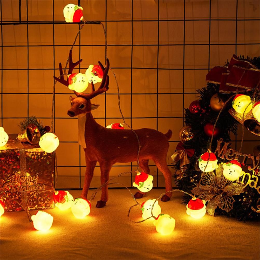 LED Christmas Light Christmas Snow Bear String Lights Home Decoration Lights view 7