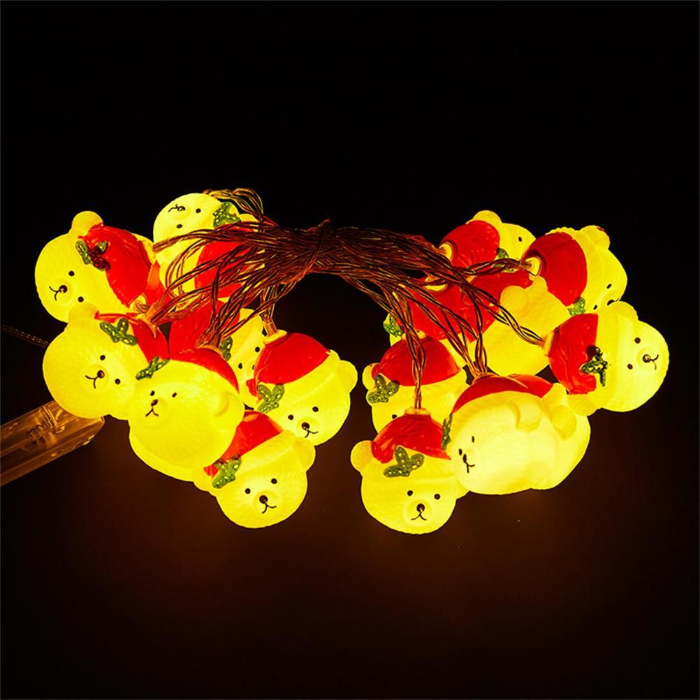 LED Christmas Light Christmas Snow Bear String Lights Home Decoration Lights view 8