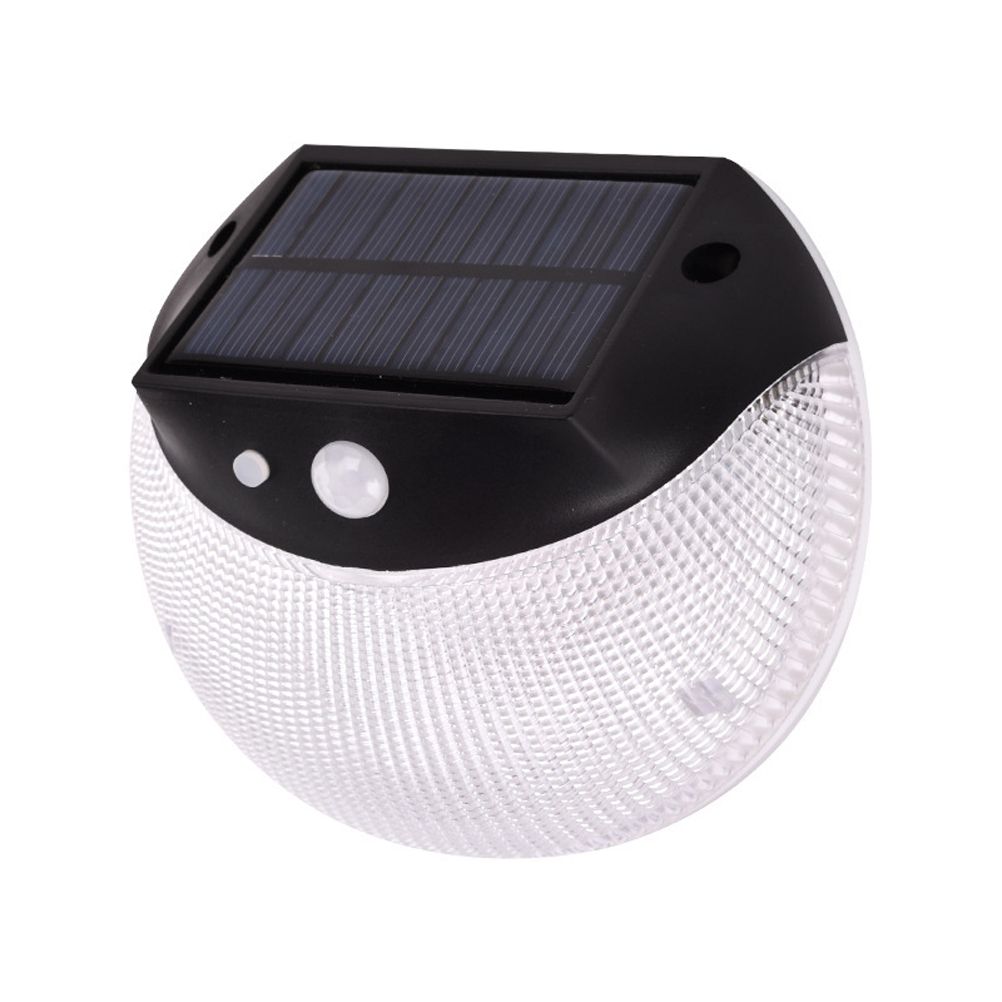 Solar Deck Lighting Round Wall Lights Outdoor Wireless Solar Induction Light