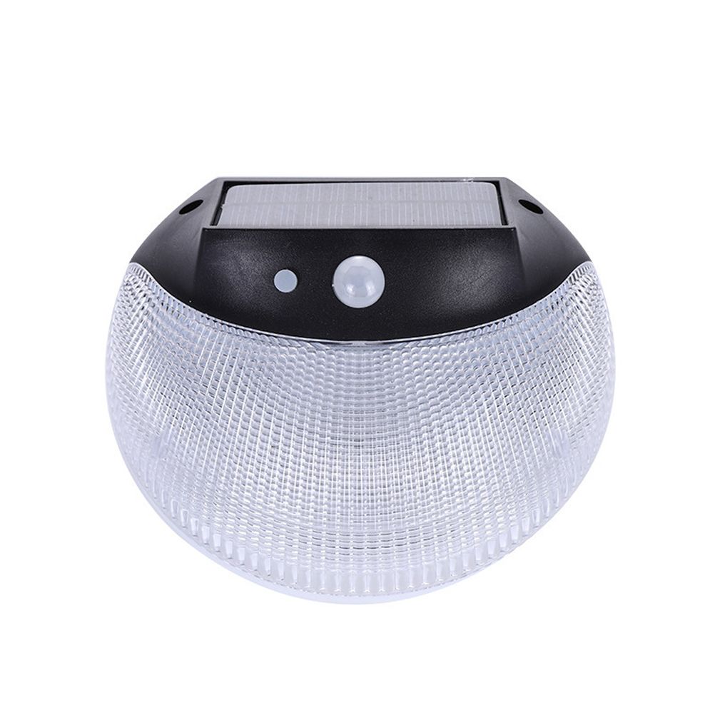 Solar Deck Lighting Round Wall Lights Outdoor Wireless Solar Induction Light view 3