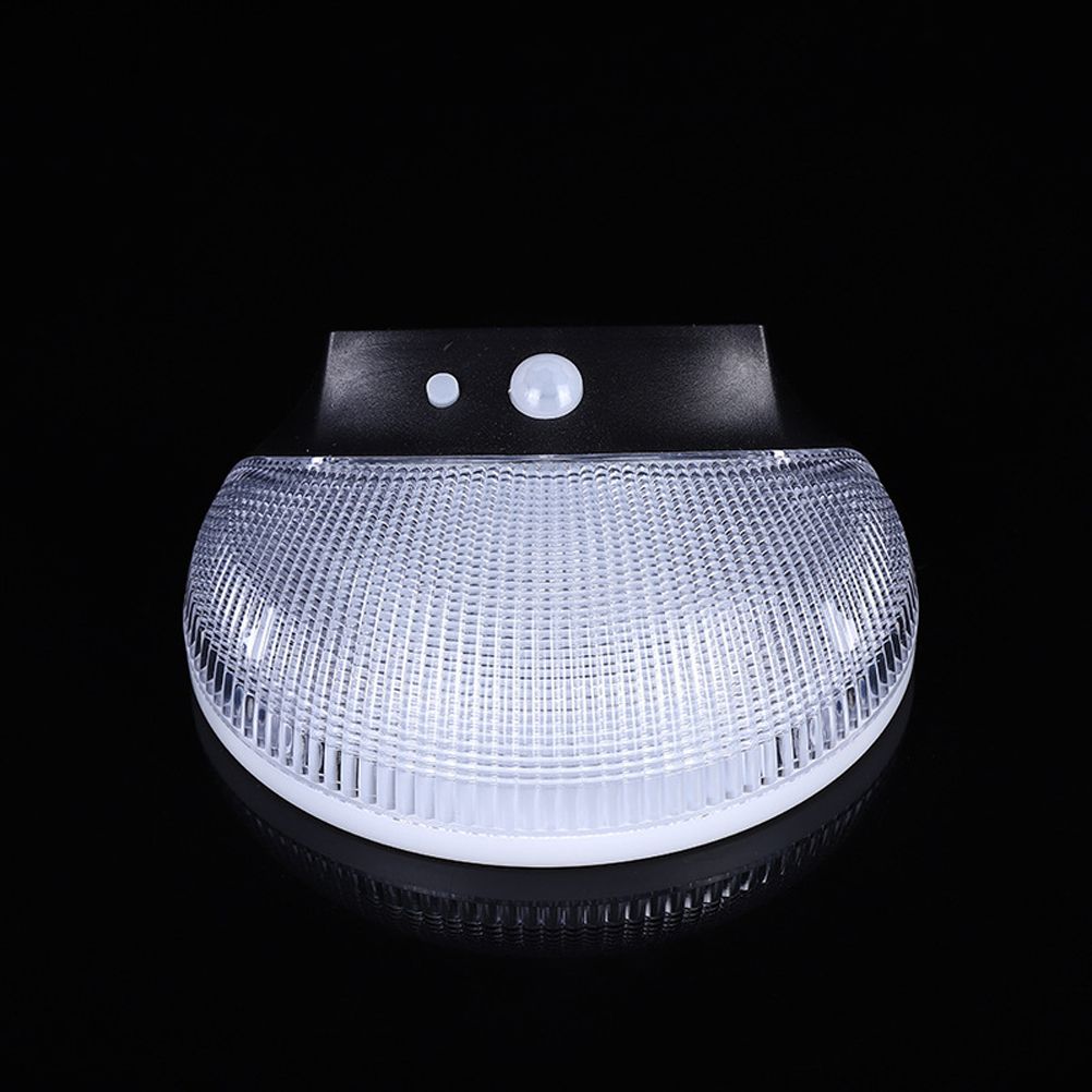 Solar Deck Lighting Round Wall Lights Outdoor Wireless Solar Induction Light view 7