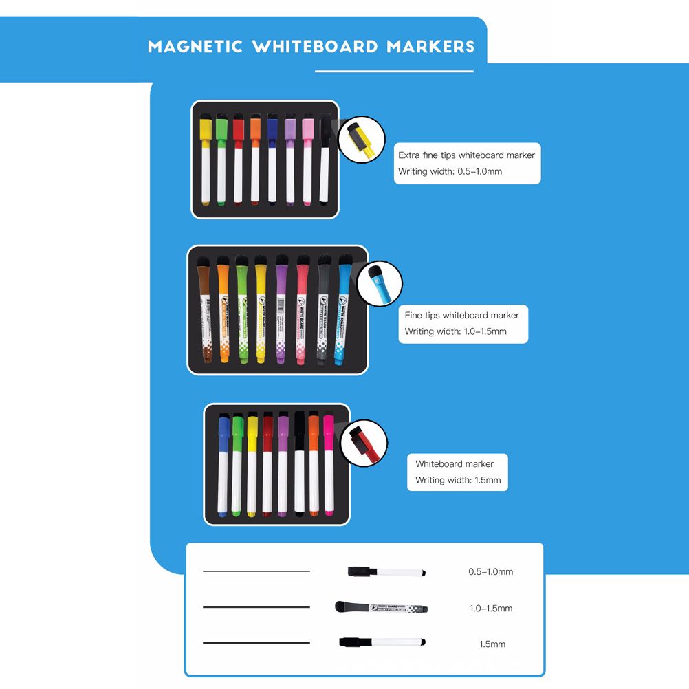 Rewritable Magnetic Whiteboard Refrigerator Calendar Message Board Monthly view 4