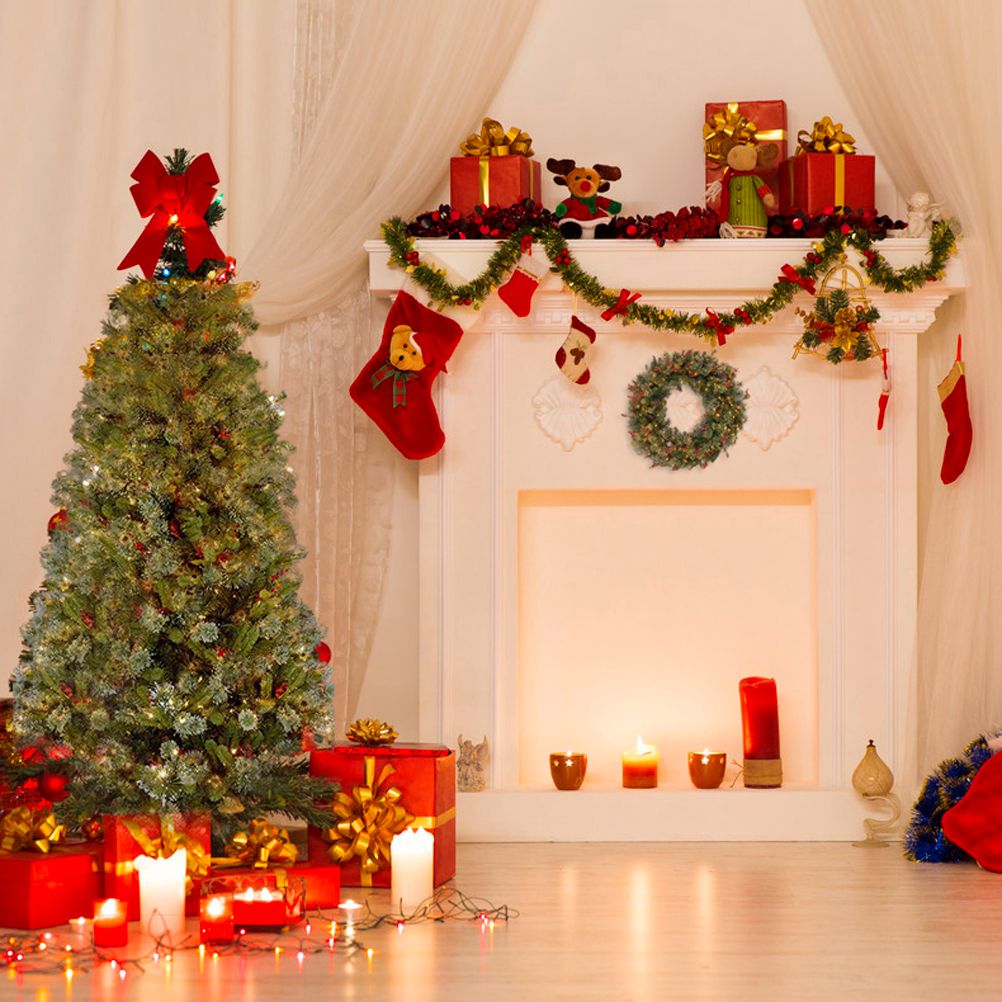 2.7m Christmas Rattan Garland with 50 Led Lights Artificial Christmas Garland view 9