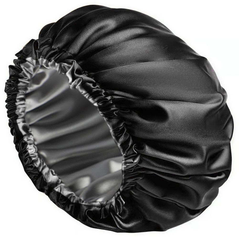 Waterproof Shower Hat Double Layer Shower Hair Cover Women Supplies for view 6