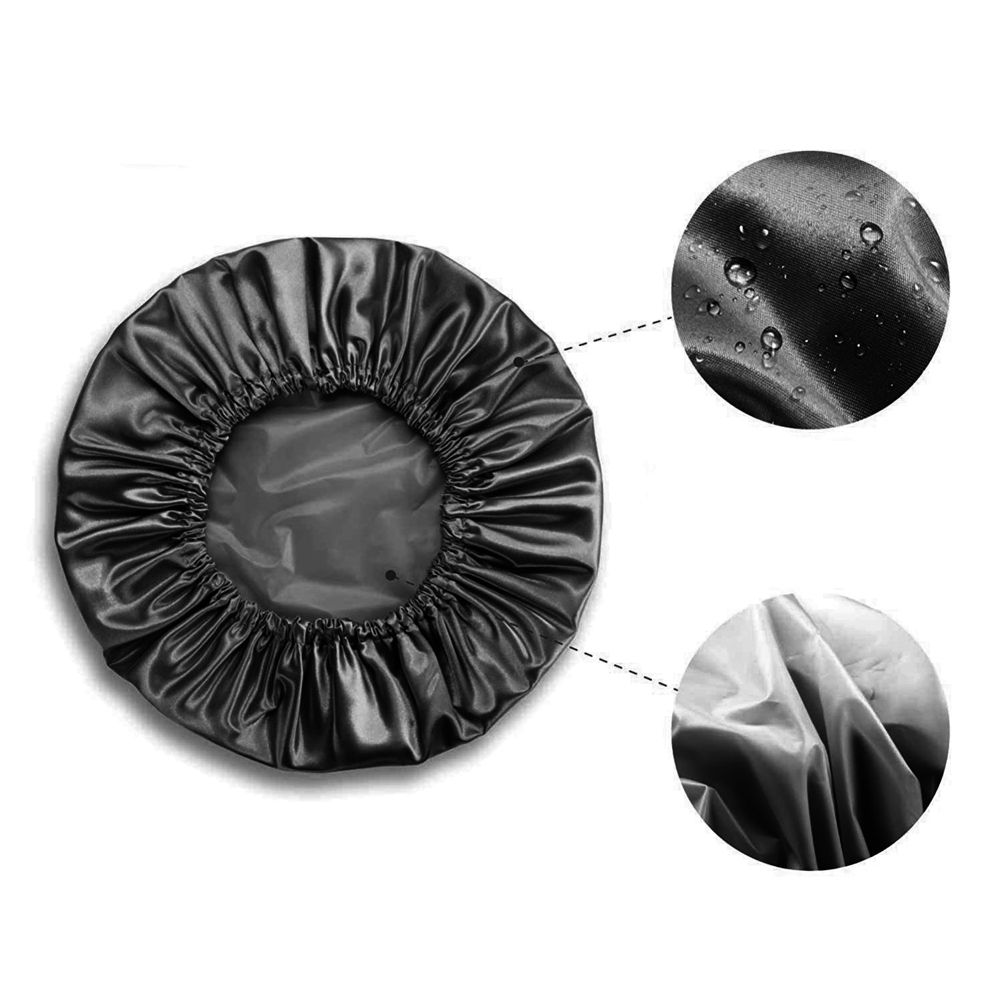 Waterproof Shower Hat Double Layer Shower Hair Cover Women Supplies for view 8