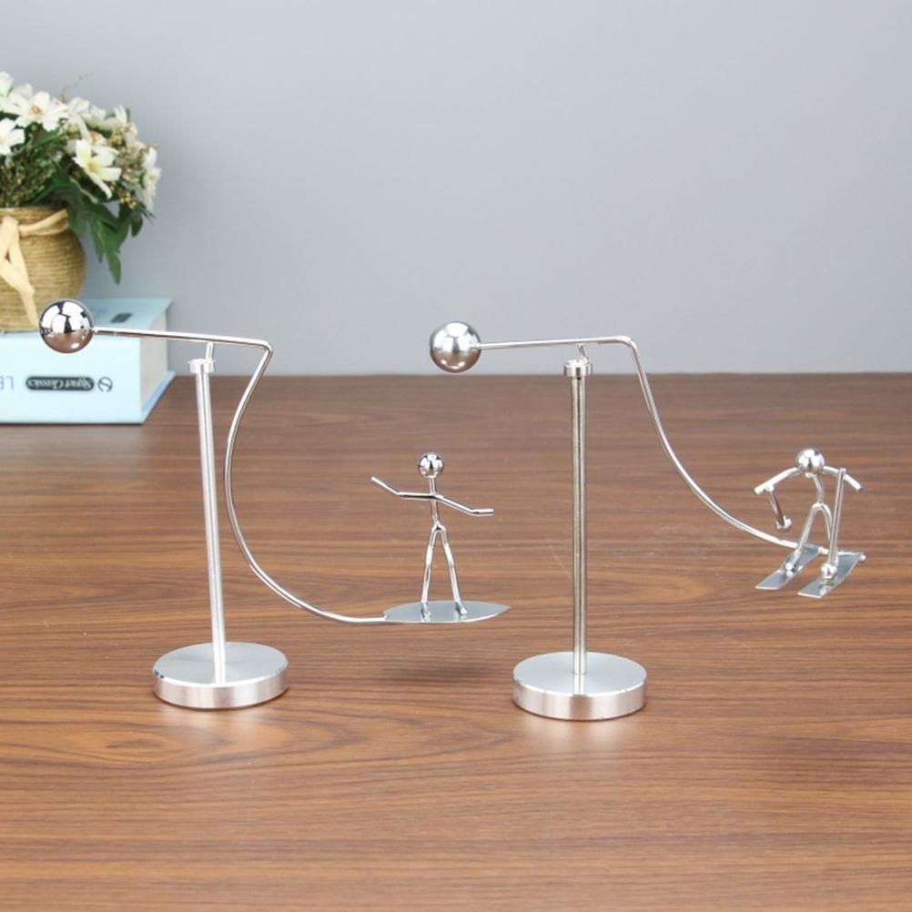Balance Physics Toy One Foot Man Art Decompressive Science Psychology Home and view 2