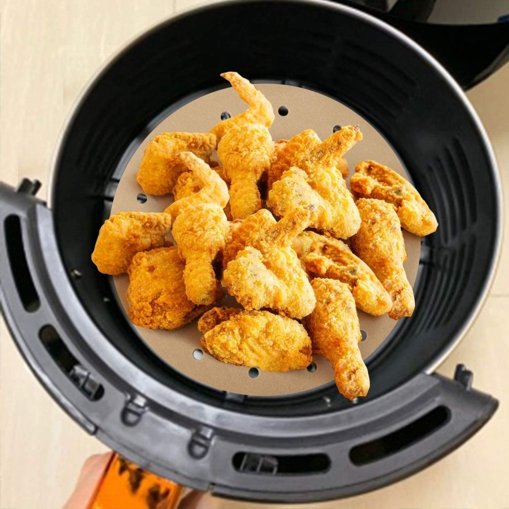 Fryer Liners Waterproof Fryer Filter Paper Fryer Round Perforated Parchment view 4