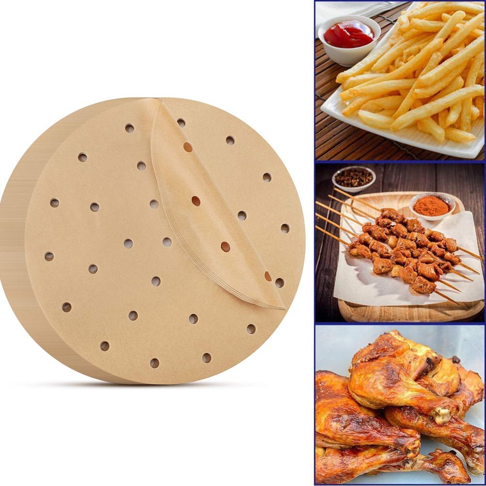 Fryer Liners Waterproof Fryer Filter Paper Fryer Round Perforated Parchment view 7