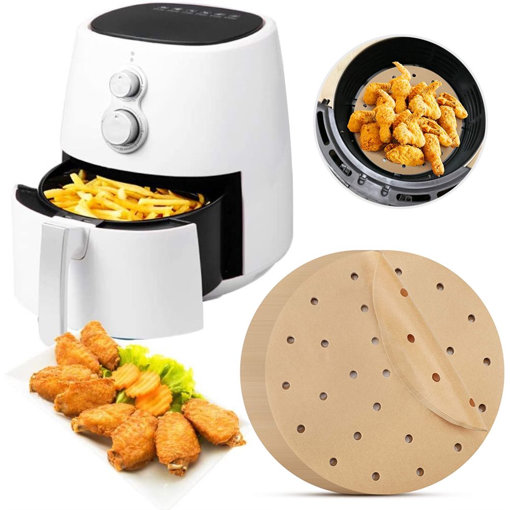 Fryer Liners Waterproof Fryer Filter Paper Fryer Round Perforated Parchment view 2