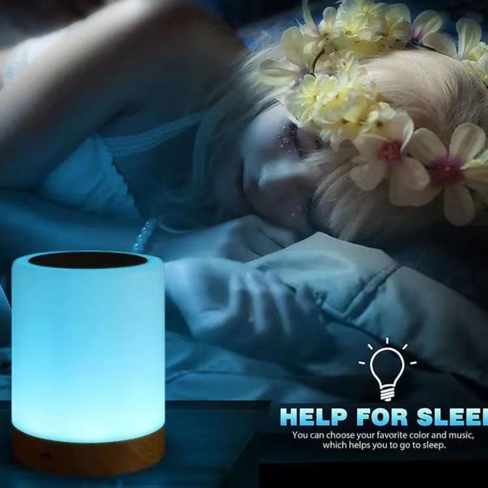LED Touch Lamp USB Rechargeable Table Bedside Lamps Dimmable RGB Warm White view 11