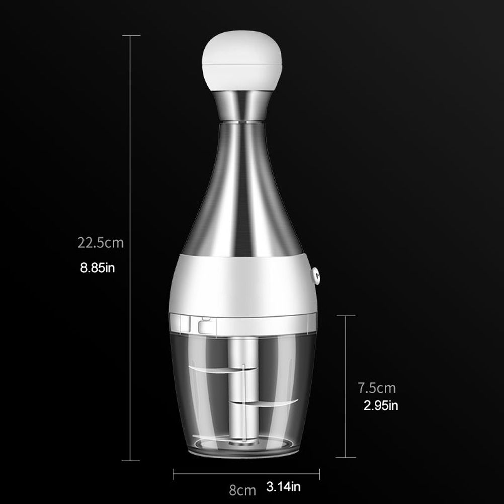 Manual Garlic Press Multi Function Garlic Mincer Garlic Crusher Safe and Easy view 2