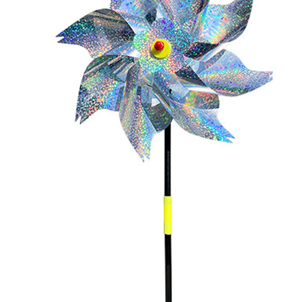 8Pcs Bird Repeller Pinwheel Reflective Garden Plant Flower Bird Repellent view 7